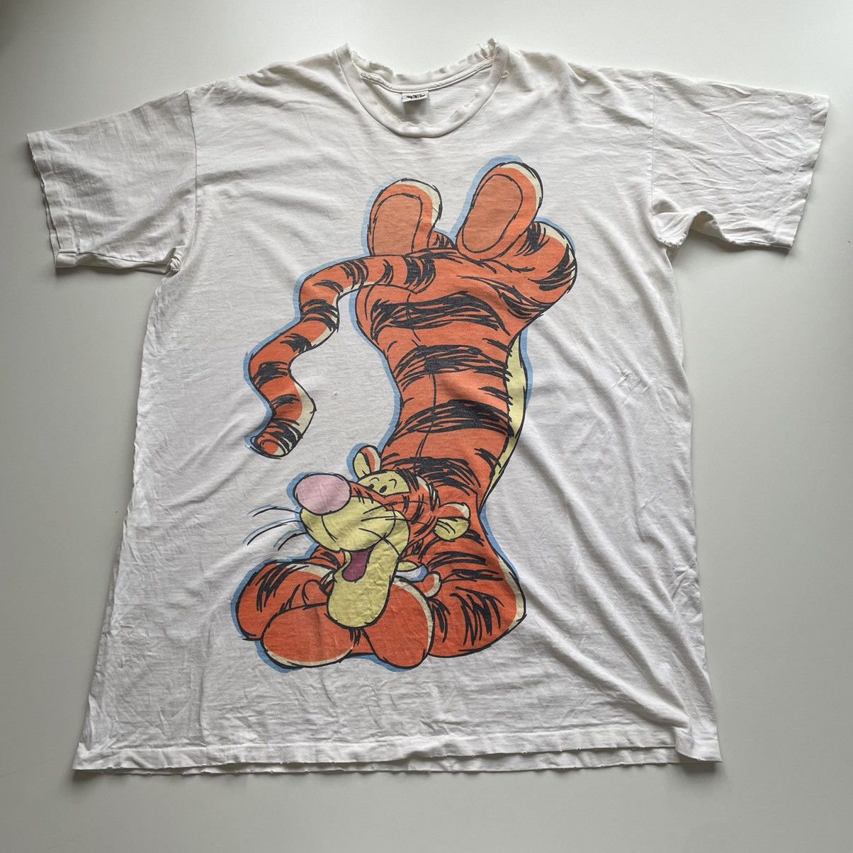 Vintage 90s Tigger Winnie The Pooh Cartoon Graphic T Shirt Hoodie, Sweatshirt | PodTeesHub.com