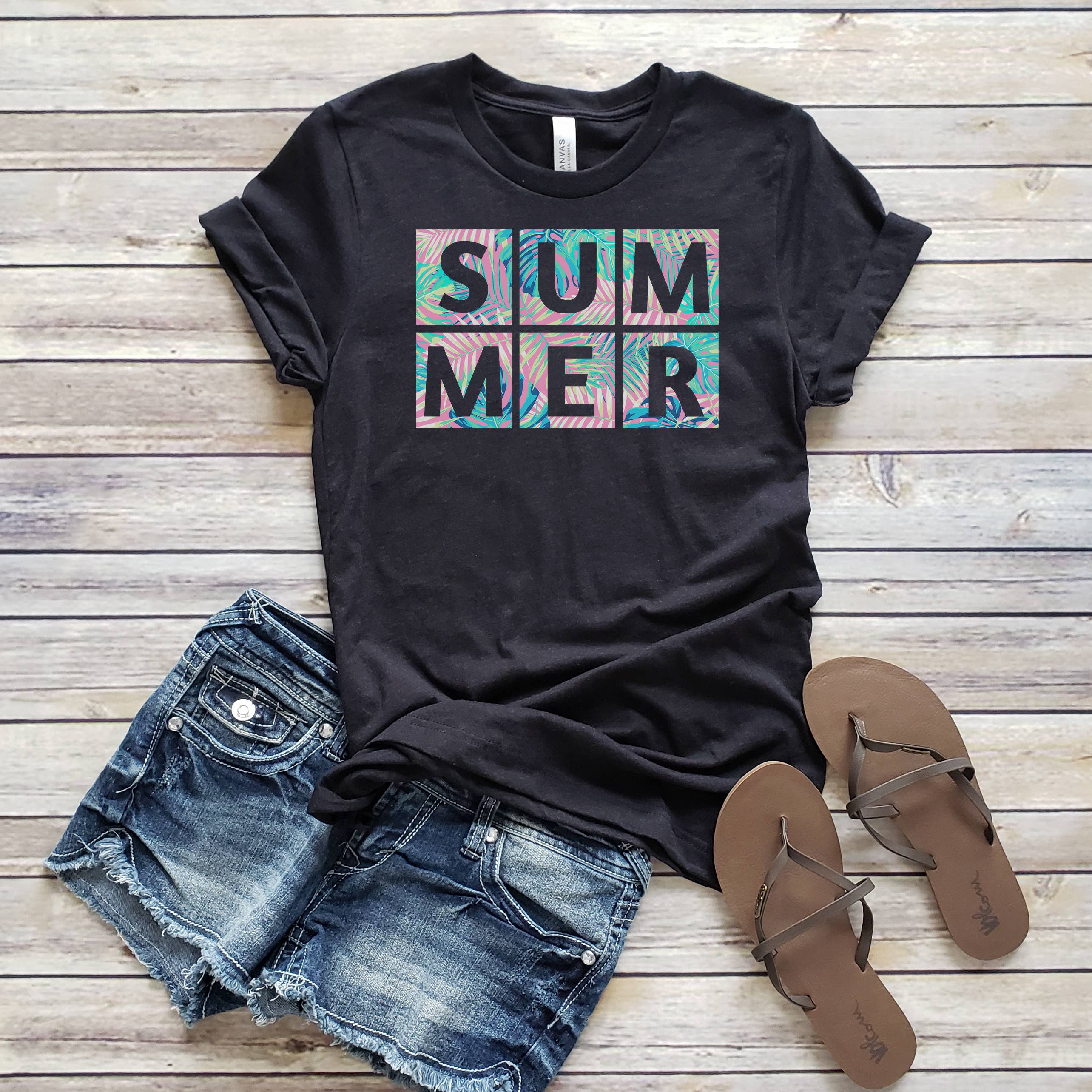 Tropical Summer Tee | Beach | Sizes XS-2XL Hoodie, Sweatshirt | PodTeesHub.com