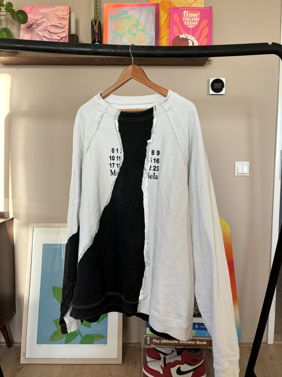 Margiela Maison Margiela Oversized Logo Sweatshirt T-Shirts, Hoodie | PodTeesHub.com