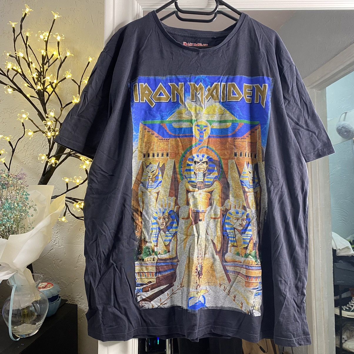 Maiden Iron Maiden Y2k Egypt Sfinks Promo Tour Bozy Fit T Shirt Hoodie, Sweatshirt | PodTeesHub.com