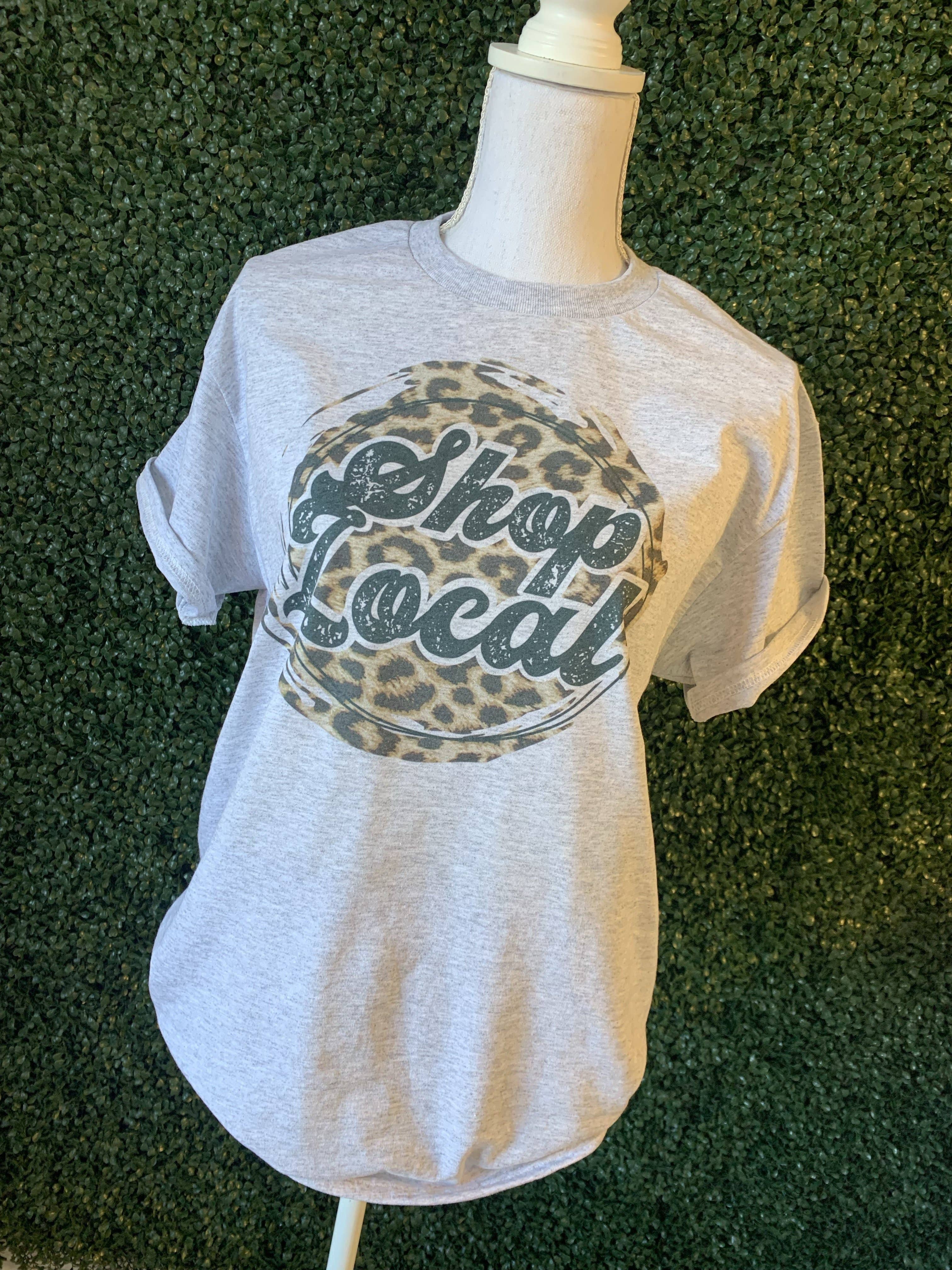 Shop Local On Ash Gray Tee Hoodie, Sweatshirt | PodTeesHub.com