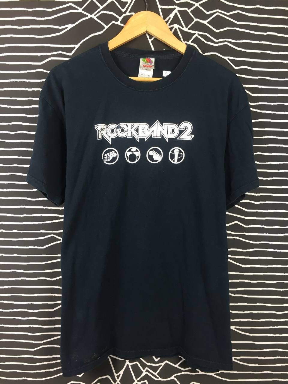 Band Tees Vtg 00s Fotl Rockband 2 Video Game Promo Gaming Tee Hoodie, Sweatshirt | PodTeesHub.com