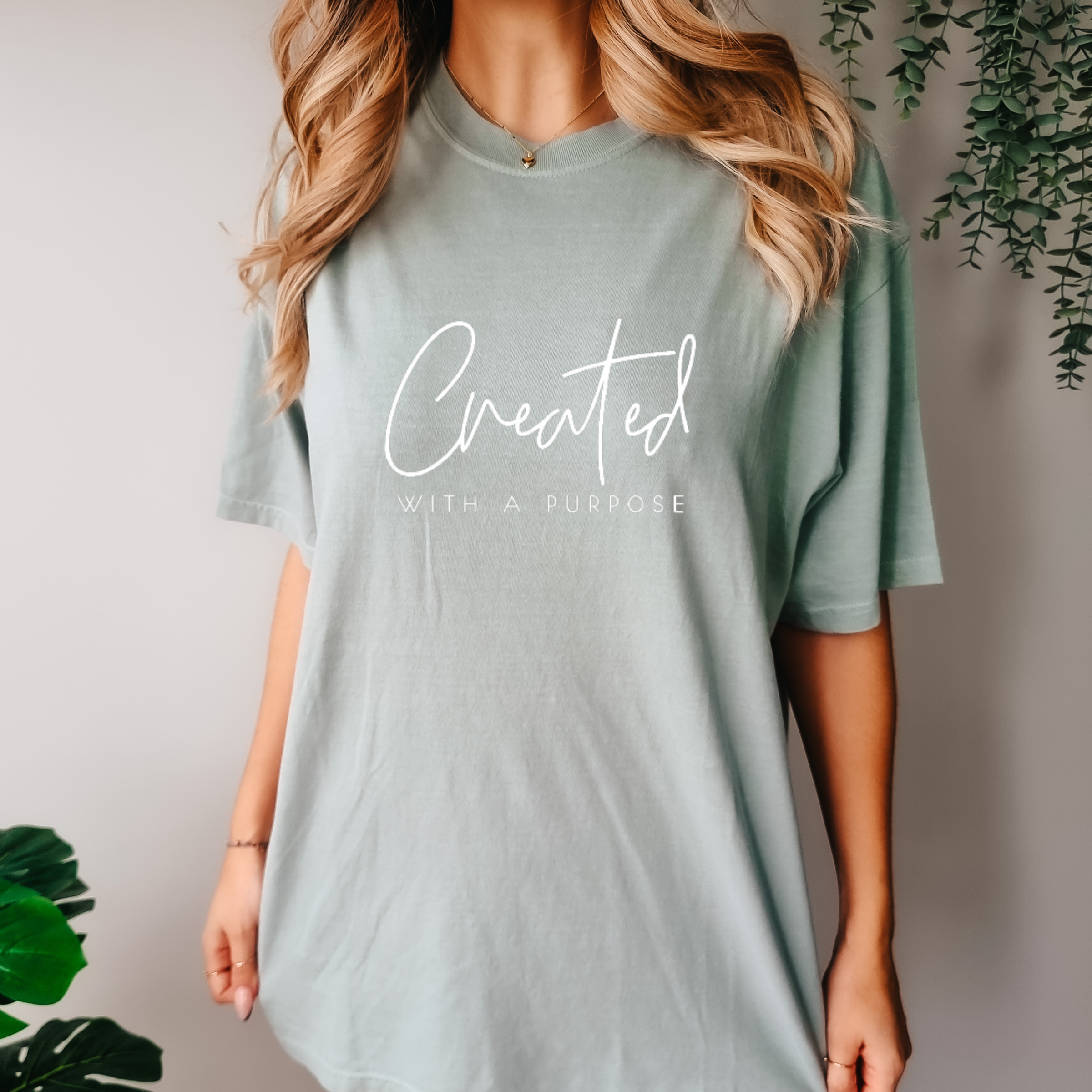Created with A Purpose Tee - Christian Tee Hoodie, Sweatshirt | PodTeesHub.com