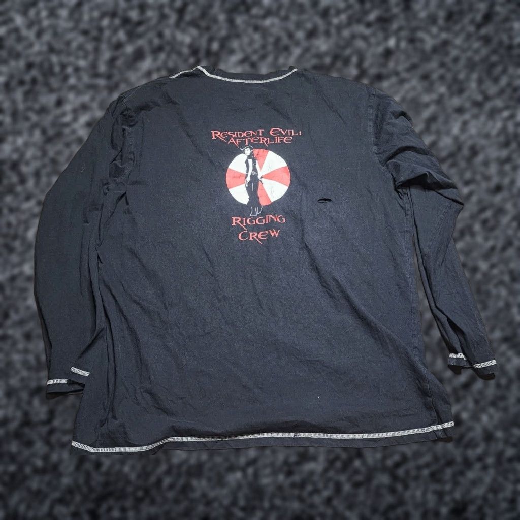 Vintage Resident Evil Afterlife Logo T Shirt Men 2xl Black Horror Movie Game Graphic Hoodie, Sweatshirt | PodTeesHub.com