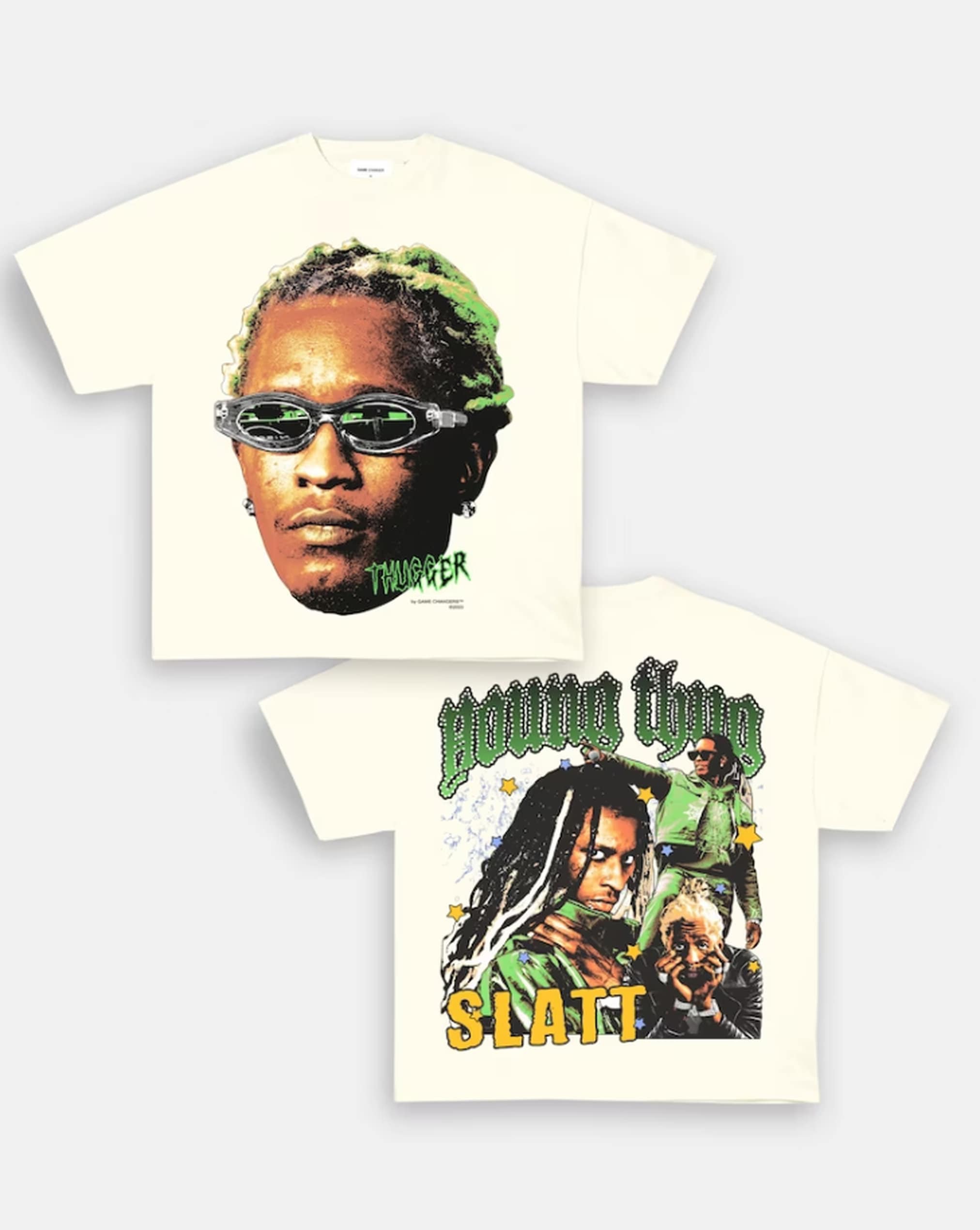 Y2K Young Thug Tee Vintage Rap Style Statement Piece Hoodie, Sweatshirt | PodTeesHub.com