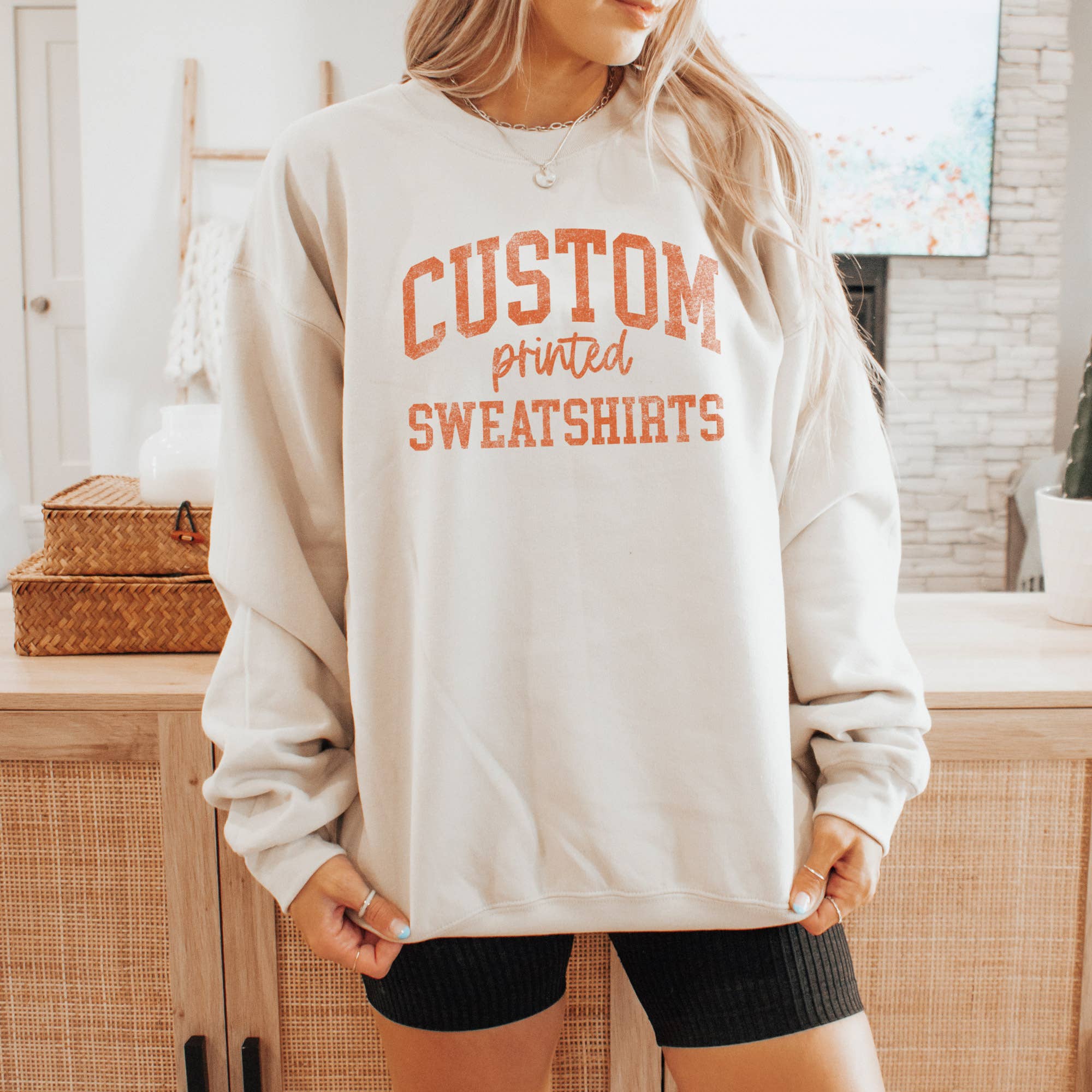 Custom Printed Sweatshirt with Your Logo or Artwork T-Shirts, Hoodie | PodTeesHub.com