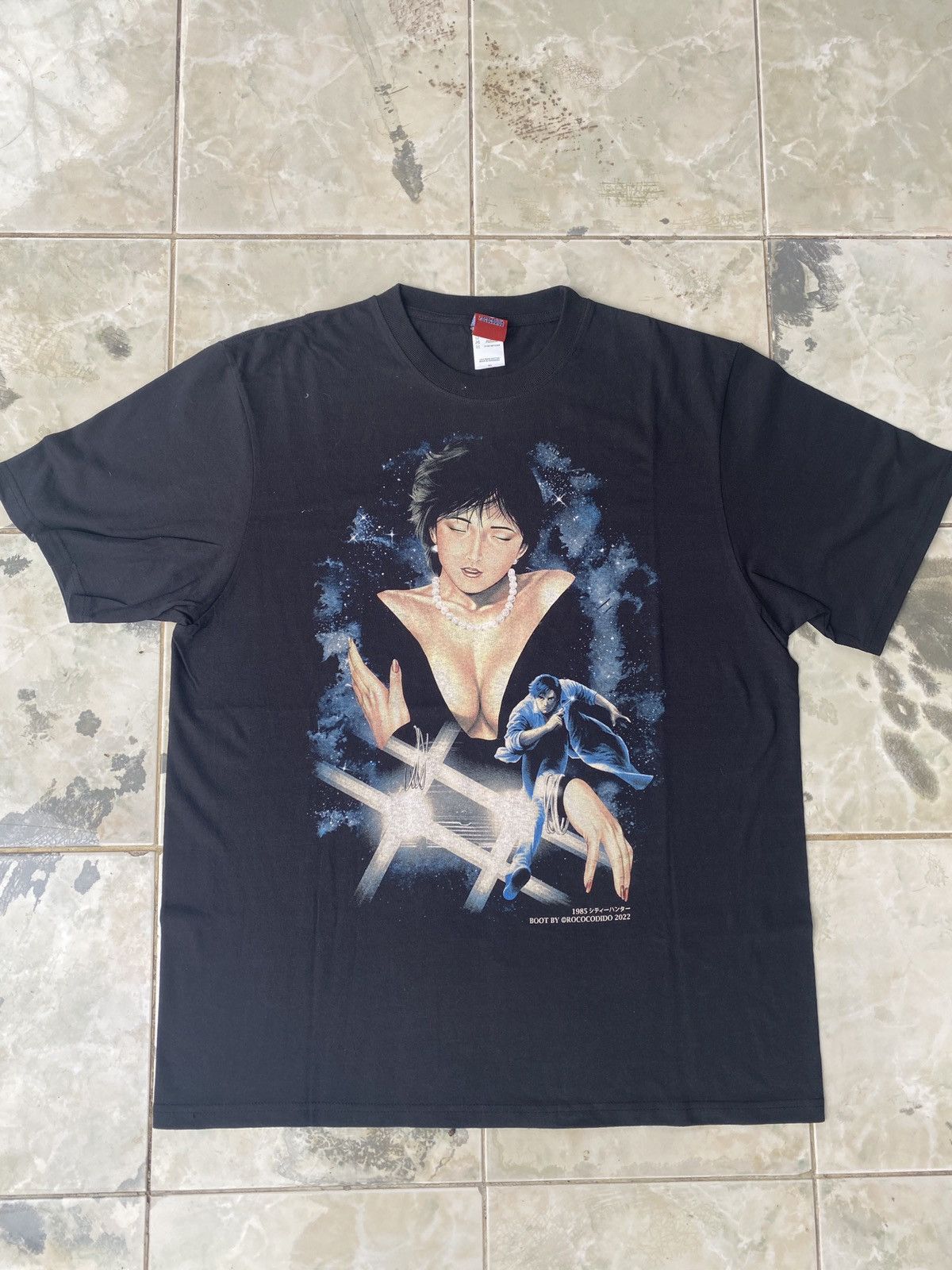 Anime City Hunter Kaori Ryo Double Sided Graphic Tee Hoodie, Sweatshirt | PodTeesHub.com