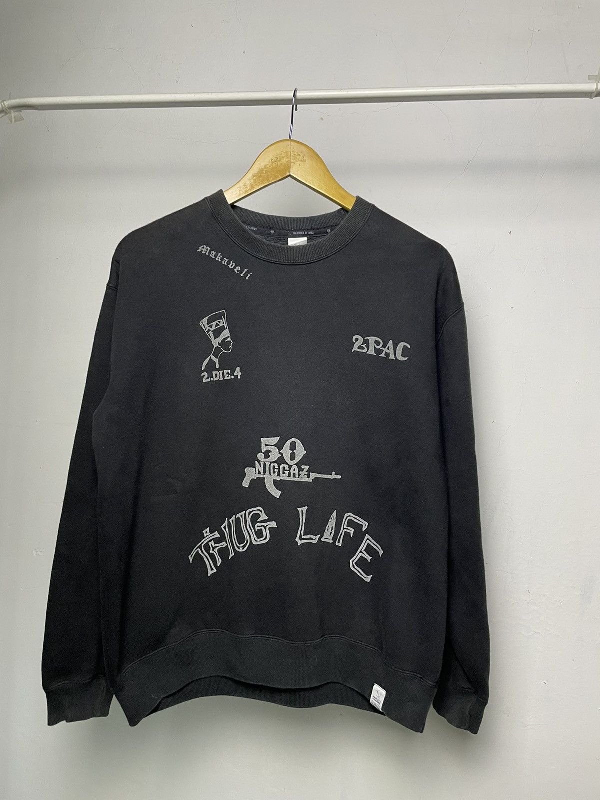 Rap Tees Tupac Tattoo Reflective Sweatshirt Hoodie | PodTeesHub.com
