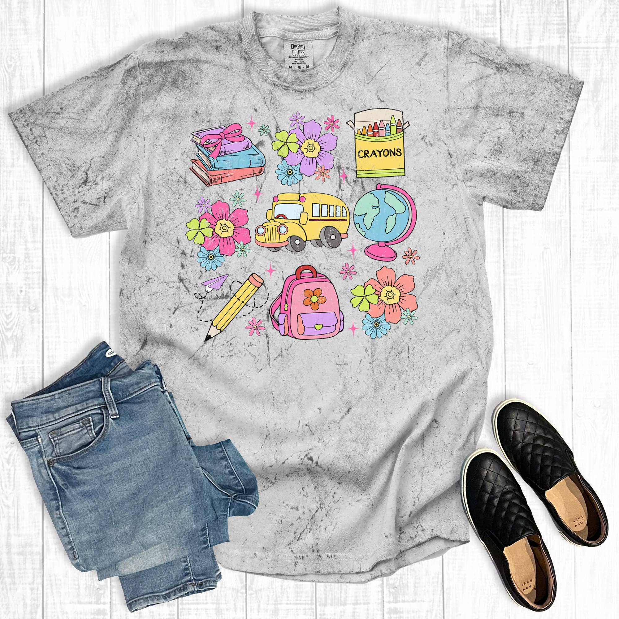 Coquette Teacher Back To School Comfort Colors Graphic Tee Hoodie, Sweatshirt | PodTeesHub.com