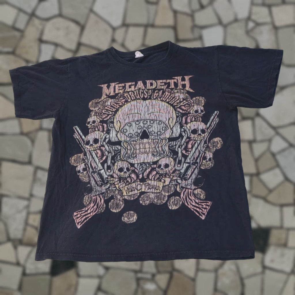 Anvil Megadeth 2012 Concert Tour Men S Double Sided T Shirt Size M Hoodie, Sweatshirt | PodTeesHub.com