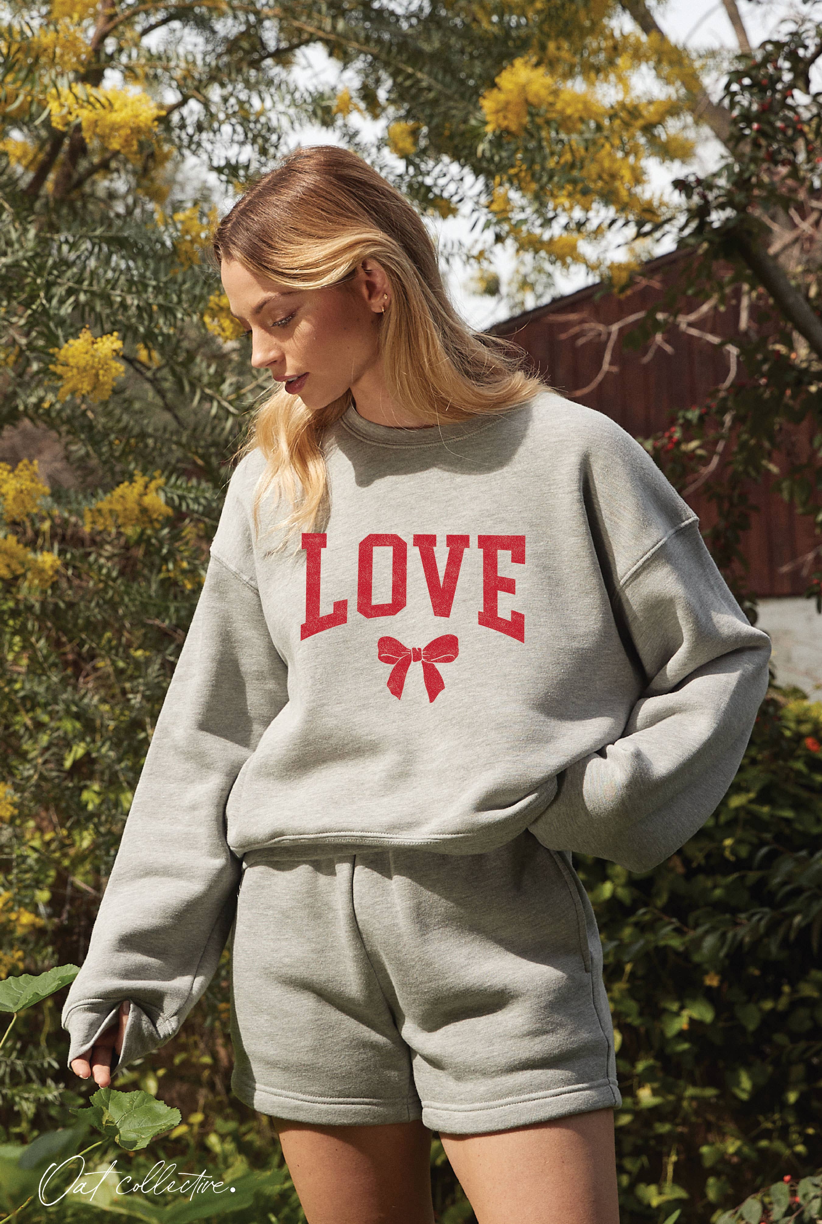 Love Bow  Mid Graphic Sweatshirt T-Shirts, Hoodie | PodTeesHub.com