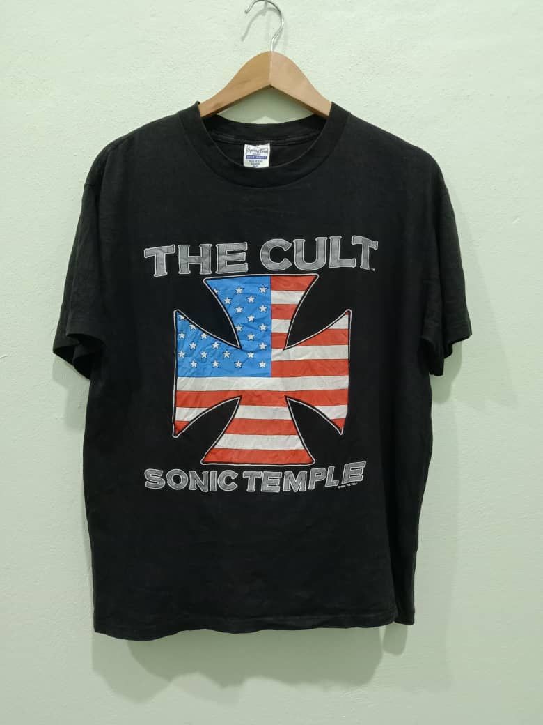 Vintage The Cult Sonic Temple 1989 Band Tees Hoodie, Sweatshirt | PodTeesHub.com