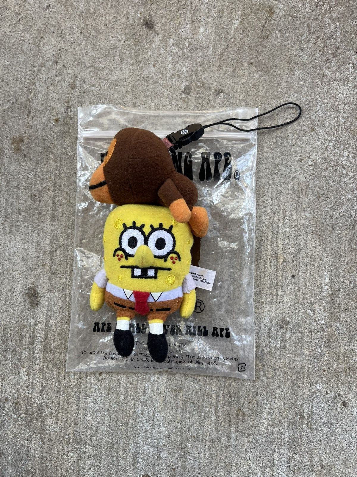Bape Spongebob Keychain Plush 2008 T-Shirts, Hoodie, Sweatshirt | PodTeesHub.com