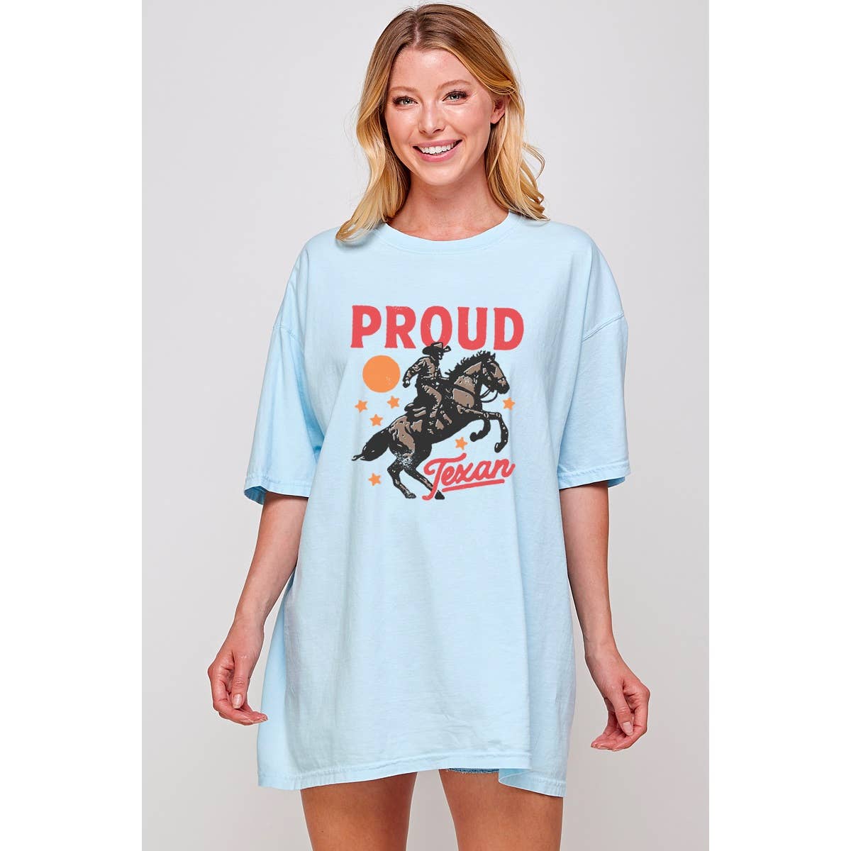 Texan Western Vintage Graphic Oversized Tee Hoodie, Sweatshirt | PodTeesHub.com