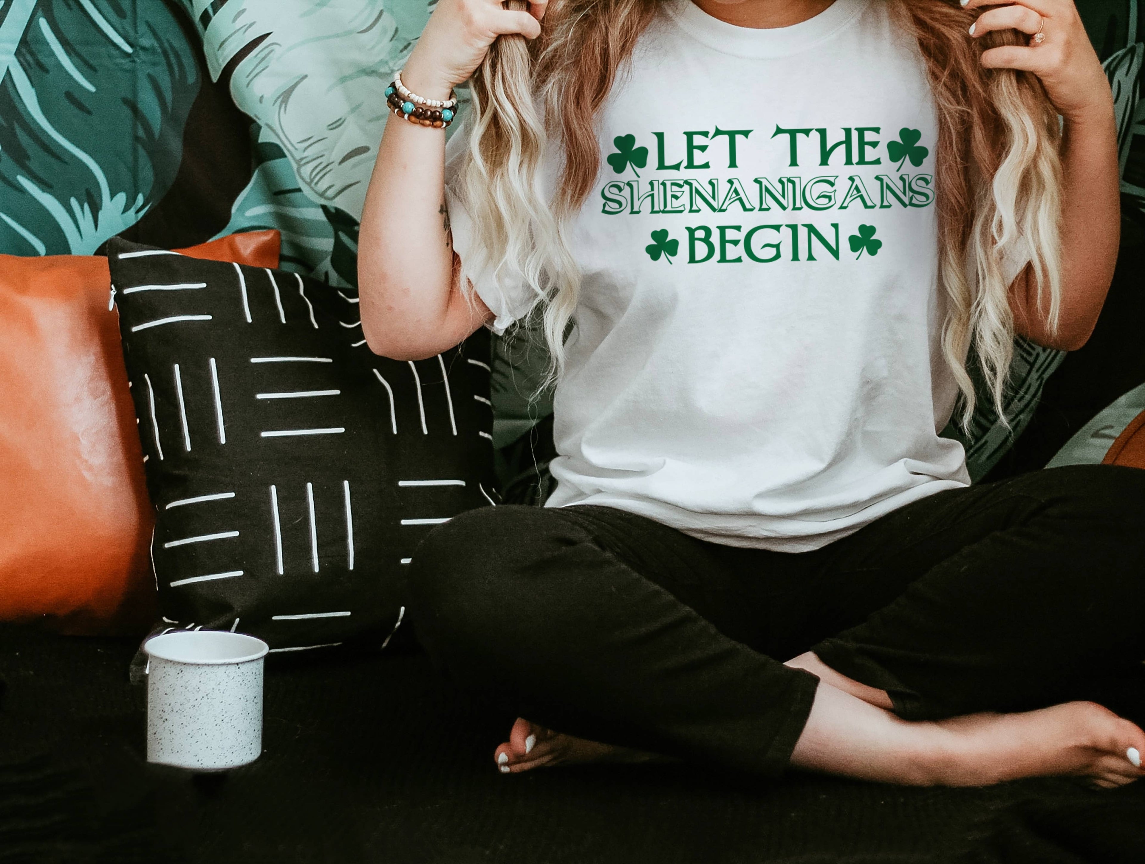 St. Patricks Day Tee, Trendy Graphic Apparel, Lucky Hoodie, Sweatshirt | PodTeesHub.com