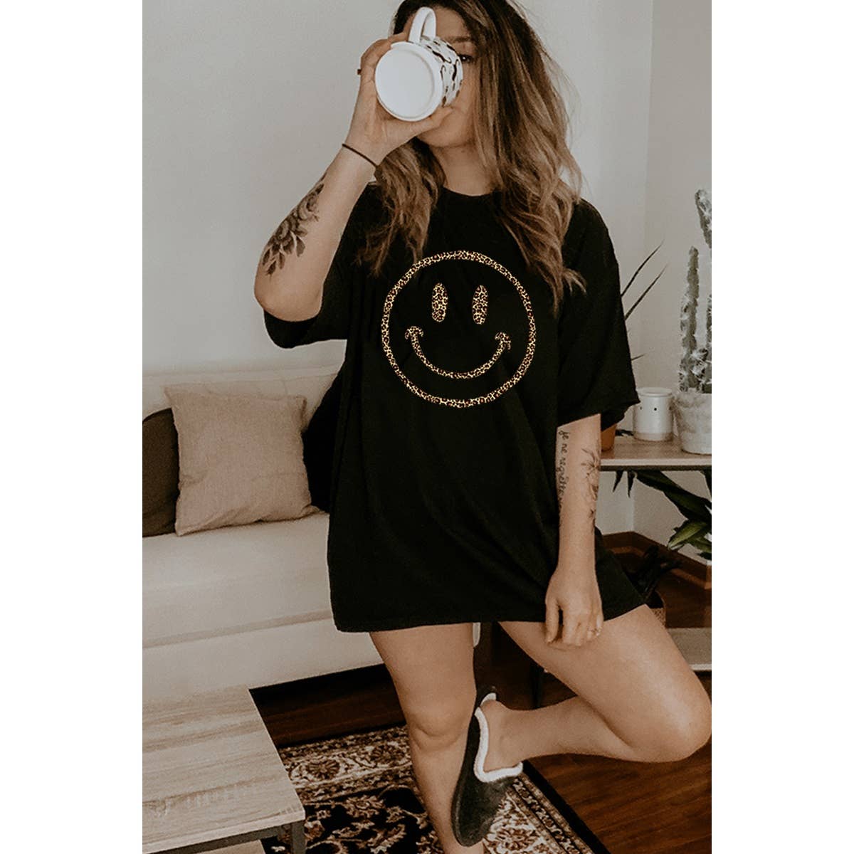 Smile Face  Vintage  Graphic Tee Hoodie, Sweatshirt | PodTeesHub.com