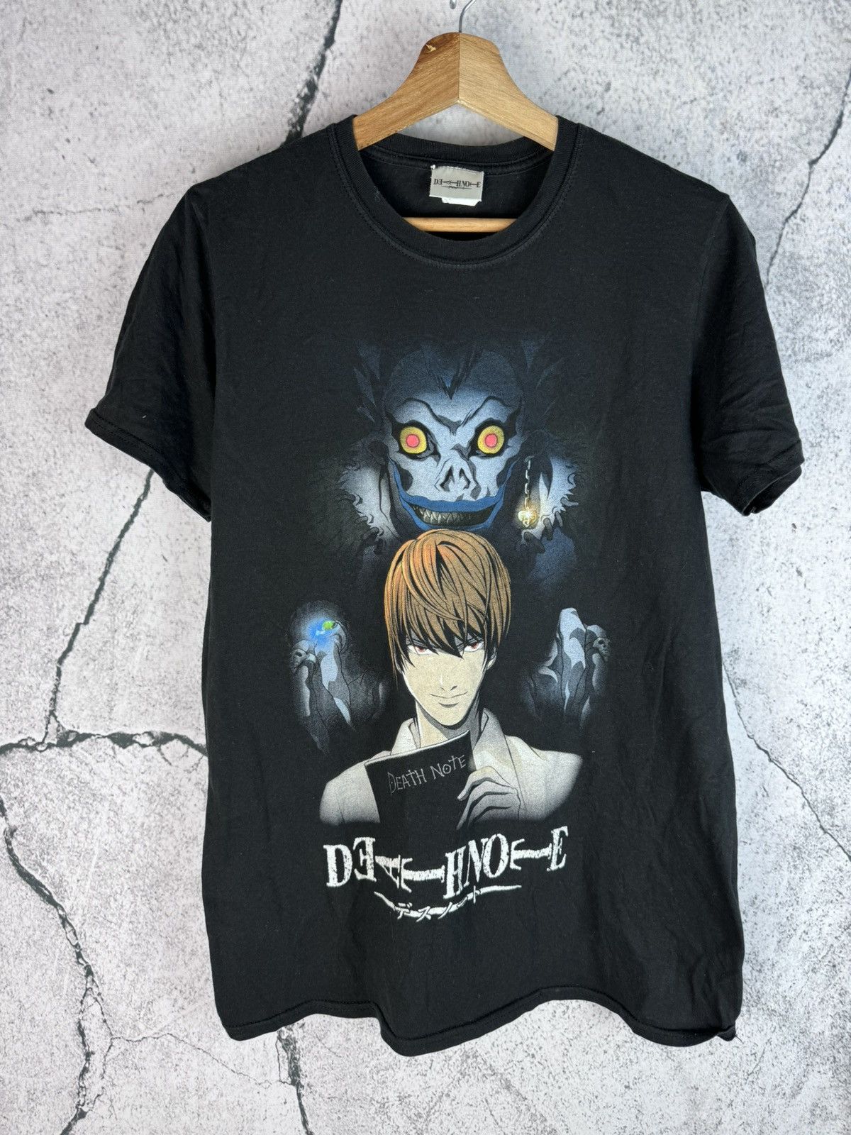 Anime Vintage 00s Deathnote Light Anime Shonen Jump Sz S T-Shirts, Hoodie, Sweatshirt