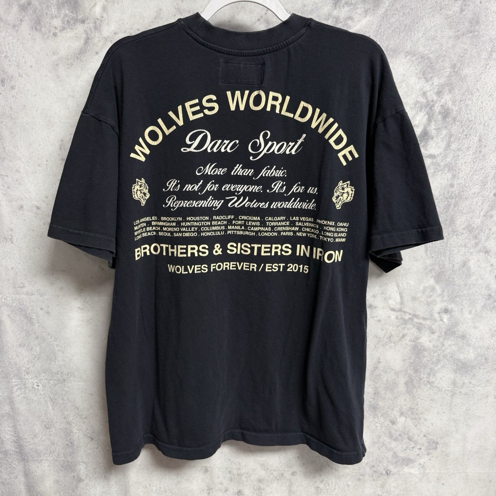 Darc Sport Wolves Worldwide Darc Sport T Shirt Mens M 23x27 5 Blue Hoodie, Sweatshirt | PodTeesHub.com