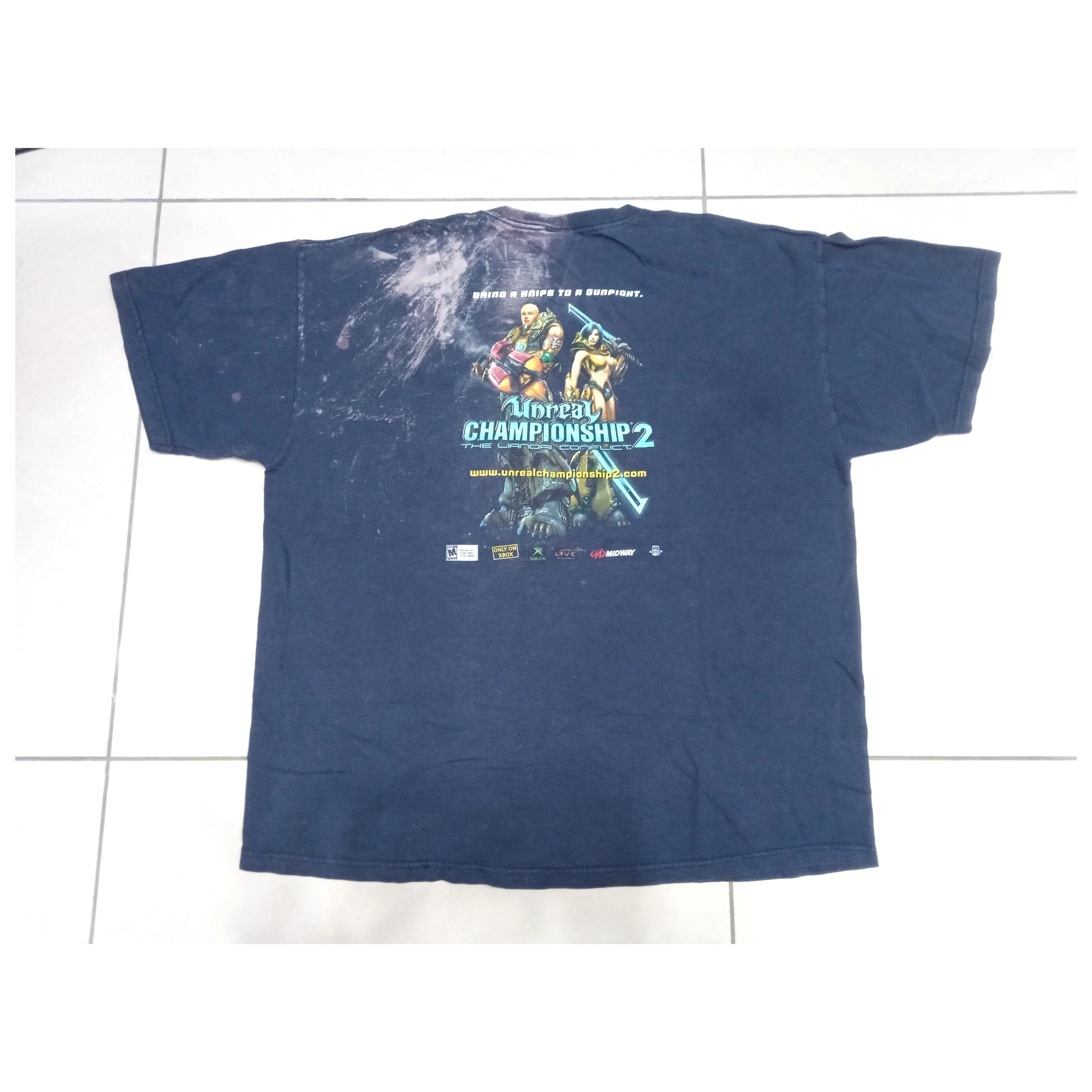 Vintage 2000s Unreal Championship 2 T Shirt Xbox Y2k Hoodie, Sweatshirt | PodTeesHub.com