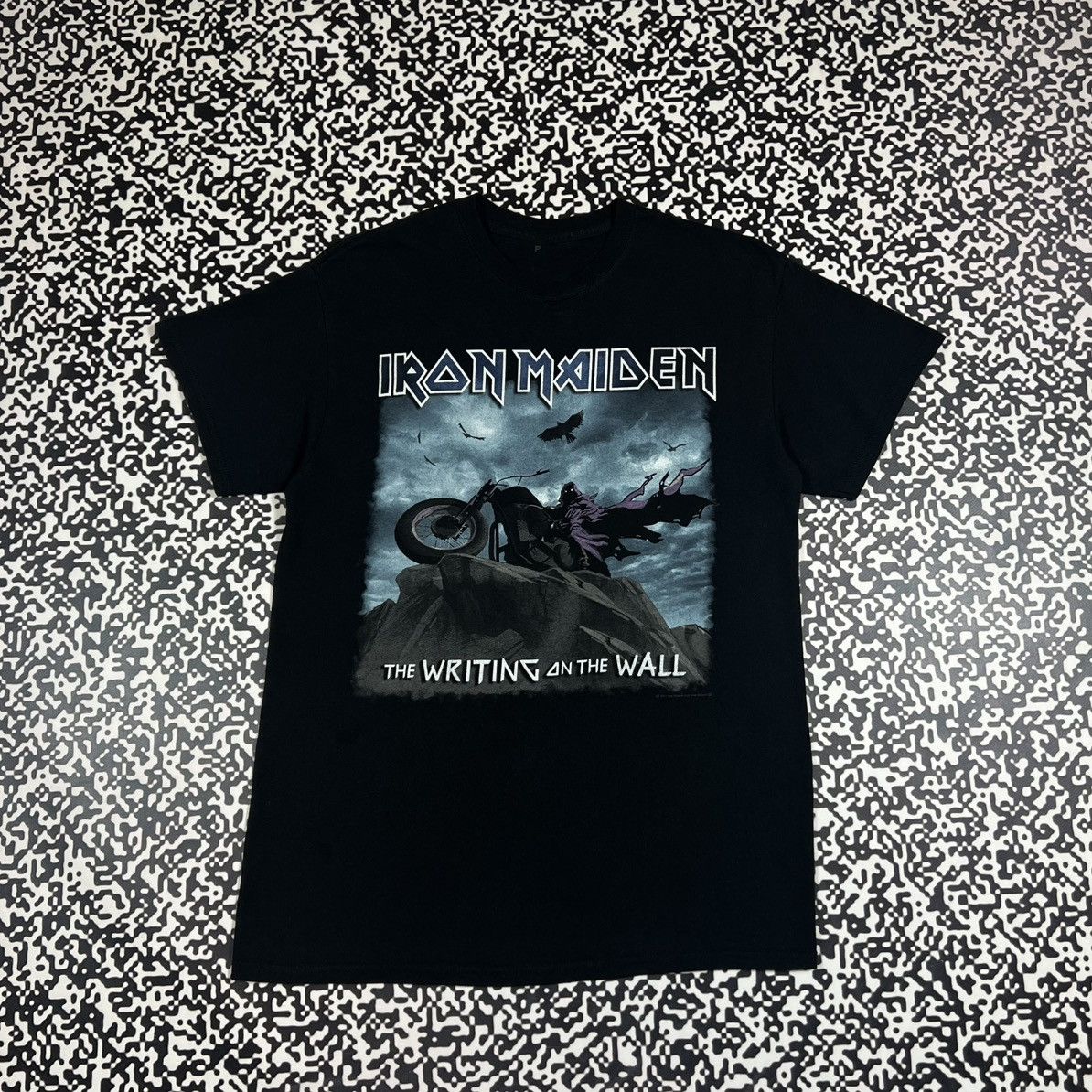 Iron Maiden Vintage Y2k Iron Maiden Band Rock Tour T Shirt 90s Style Hoodie, Sweatshirt | PodTeesHub.com