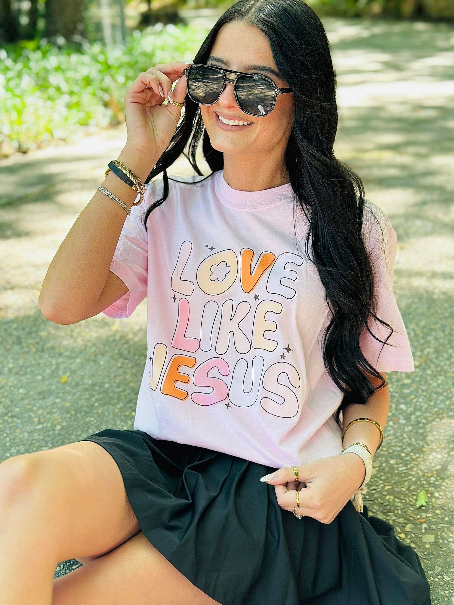 Love Like Jesus Retro Bubble Dtf Tee Hoodie, Sweatshirt | PodTeesHub.com