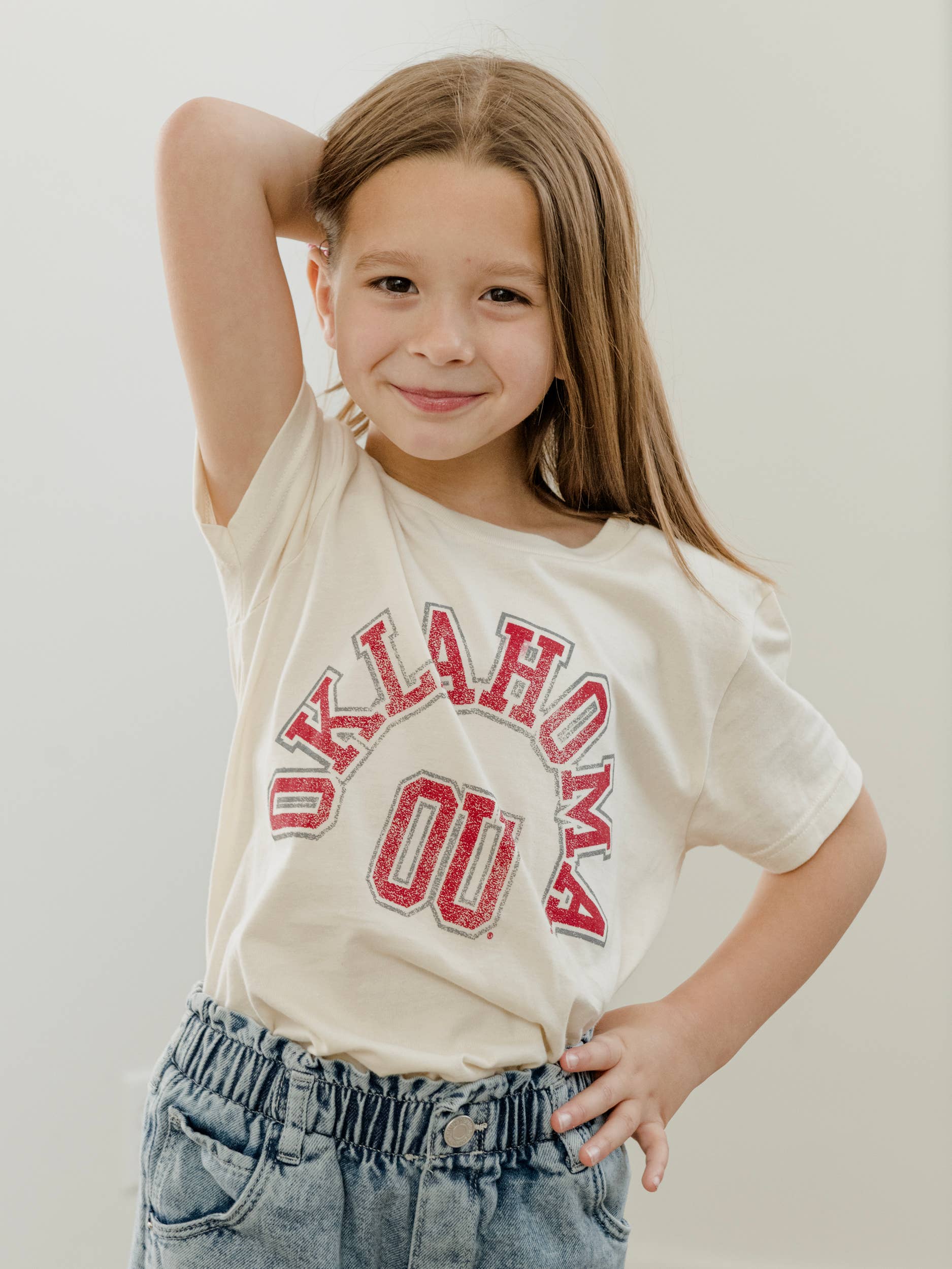 Children's Ou Sooners Mega Arch Oatmeal Tee Hoodie, Sweatshirt | PodTeesHub.com