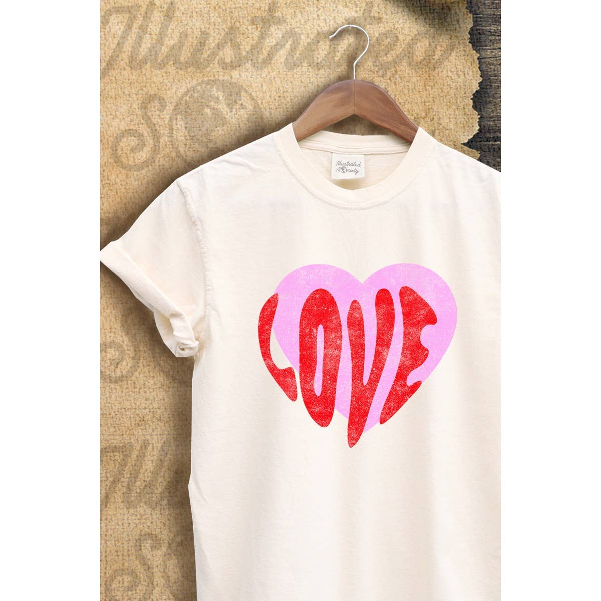 Love Vintage Graphic Tee Hoodie, Sweatshirt | PodTeesHub.com