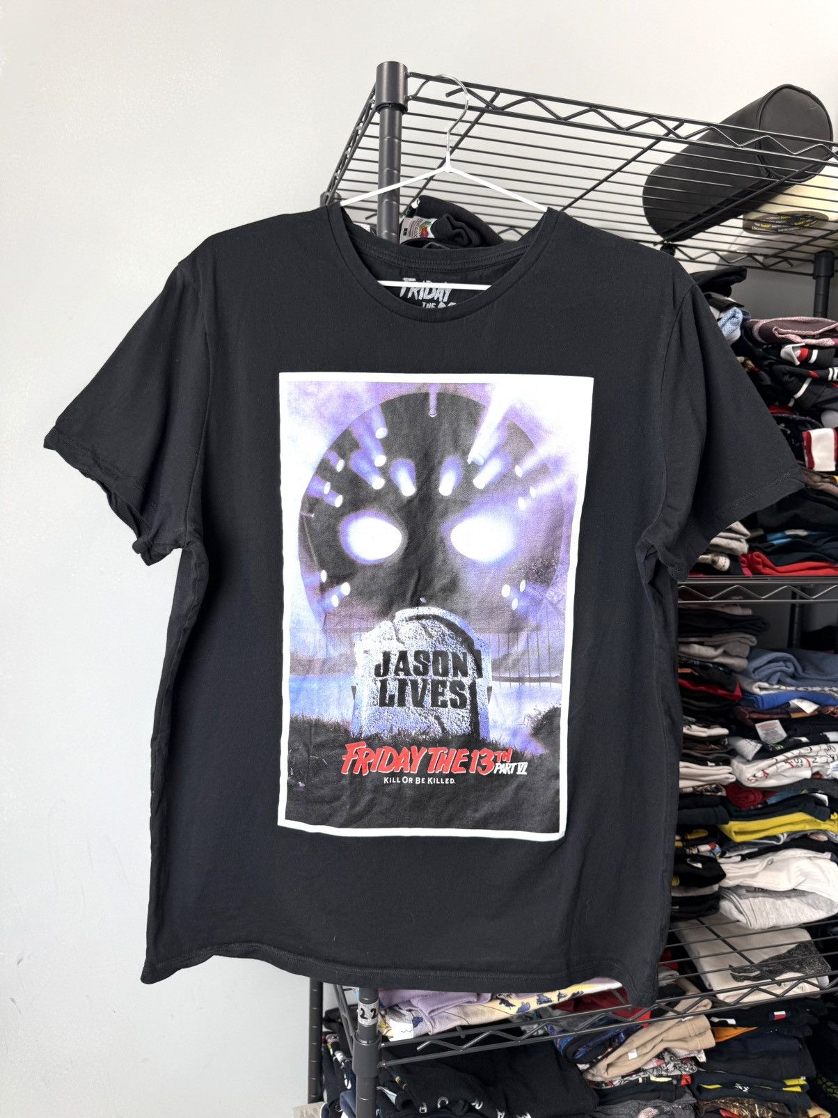 Band Tees Vintage The Friday 13th Jason Lives Horror Movie T Shirt Hoodie, Sweatshirt | PodTeesHub.com