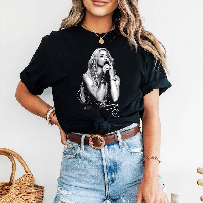 Shakira 2025 Tour Signature T-Shirt Hoodie, Sweatshirt | PodTeesHub.com