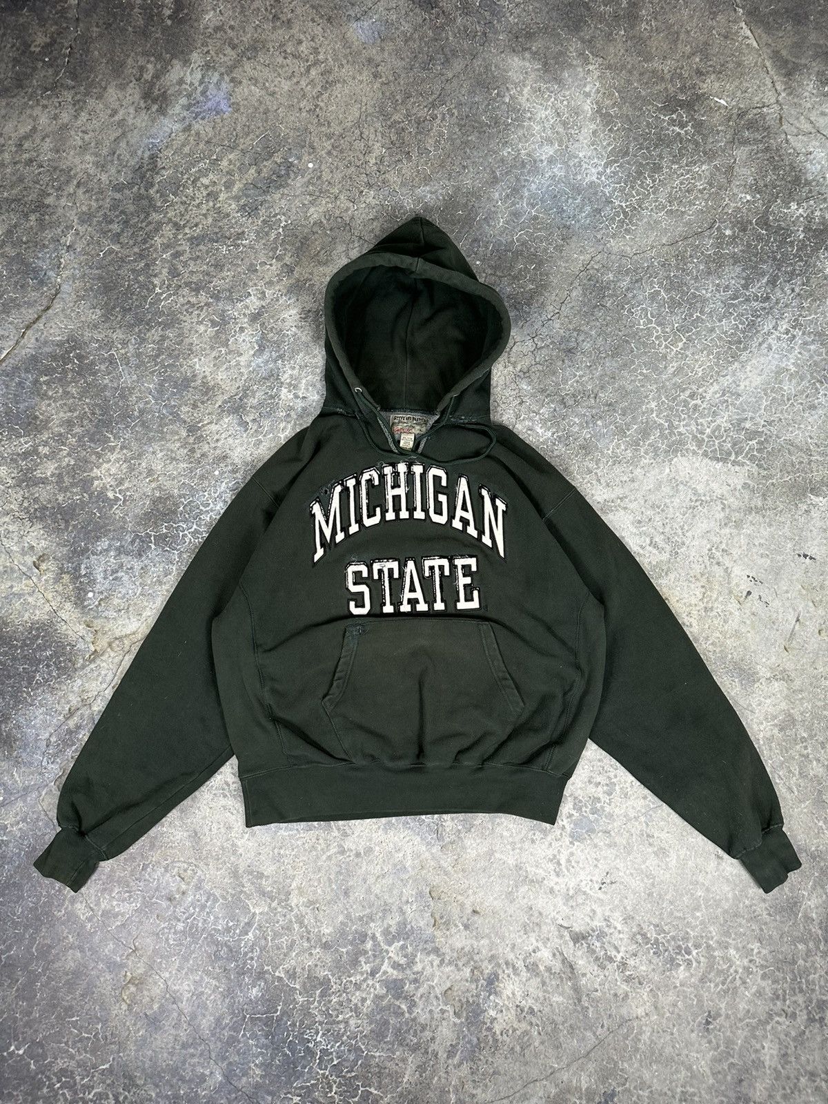 Vintage Perfectly Distressed Michigan State Pine Green T-Shirts, Hoodie, Sweatshirt