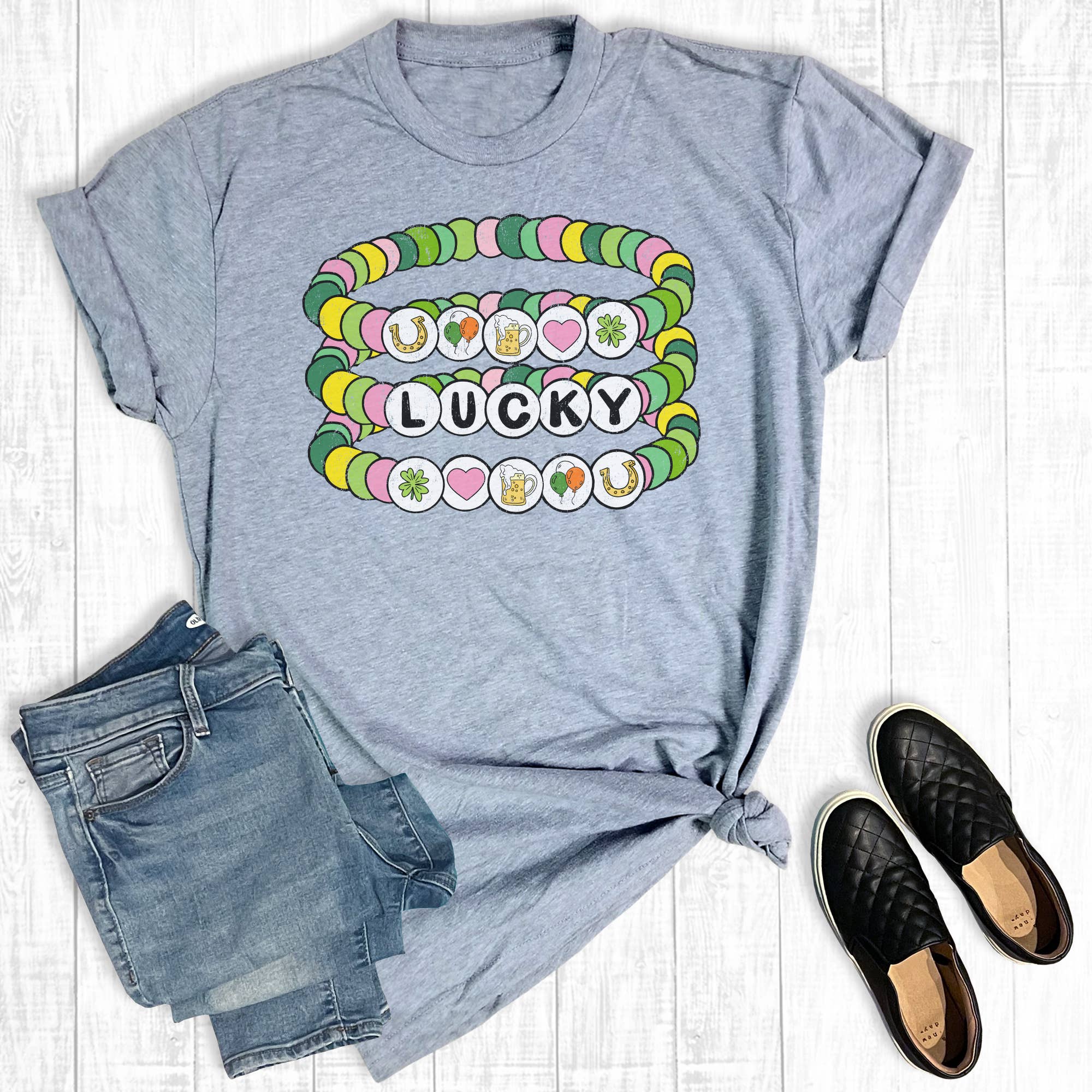 St.Patrick's Day Friendship Bracelets Graphic Tee Hoodie, Sweatshirt | PodTeesHub.com
