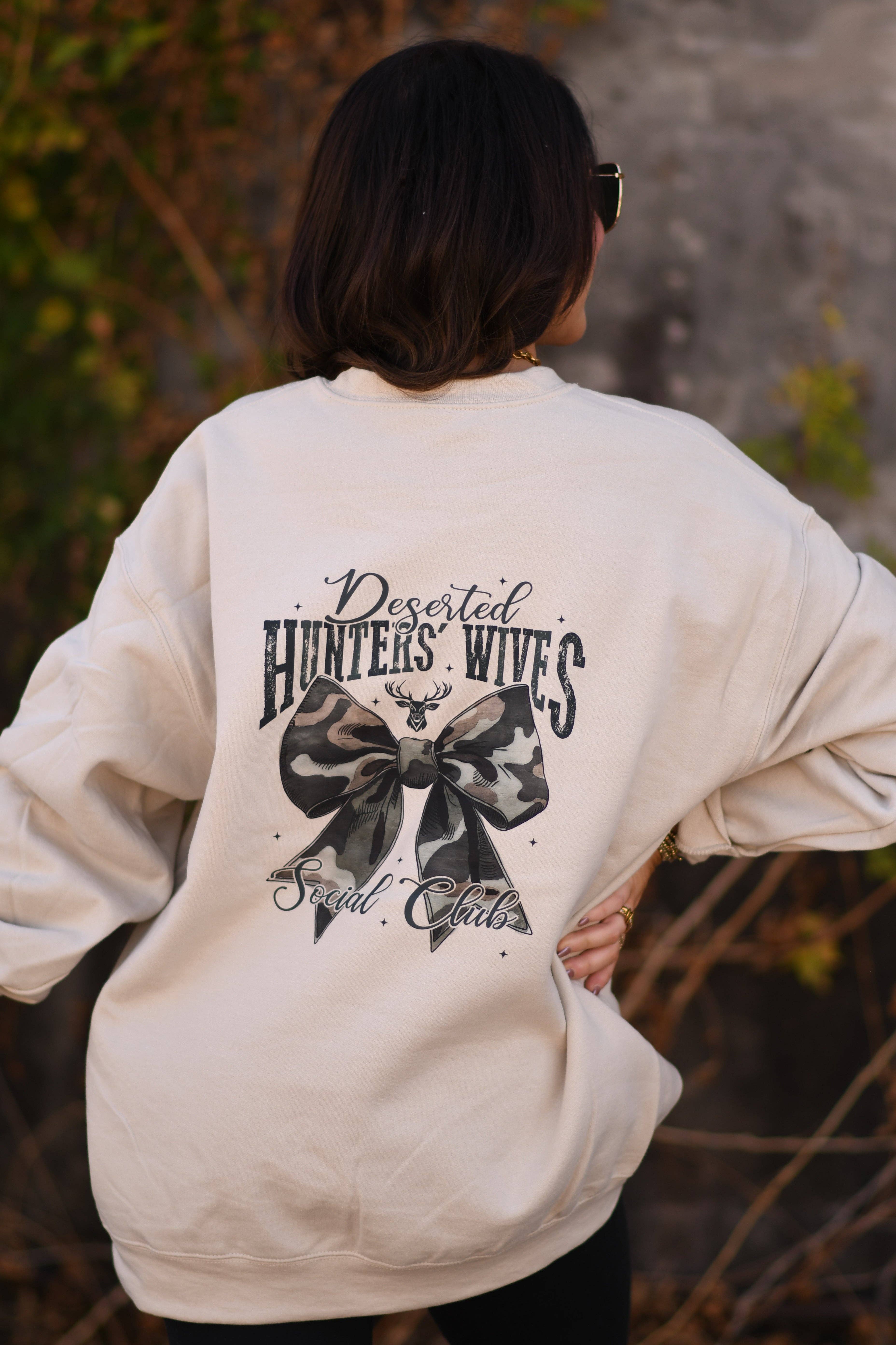 Deserted Hunters Wives Social Club Sweatshirt / Tee Hoodie | PodTeesHub.com