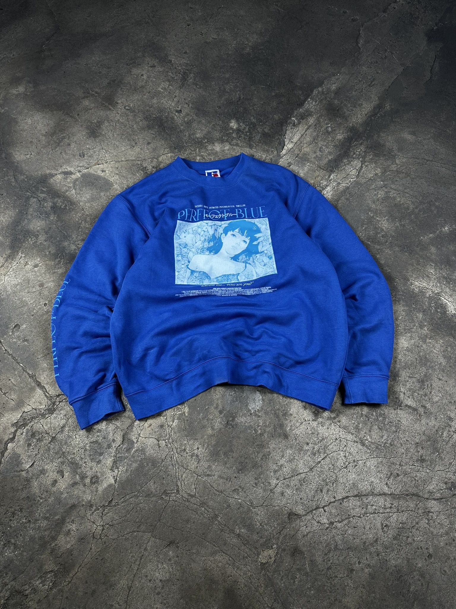 Anime 00s Vintage Perfect Blue Anime Movie Boxy Crewneck T-Shirts, Hoodie, Sweatshirt | PodTeesHub.com