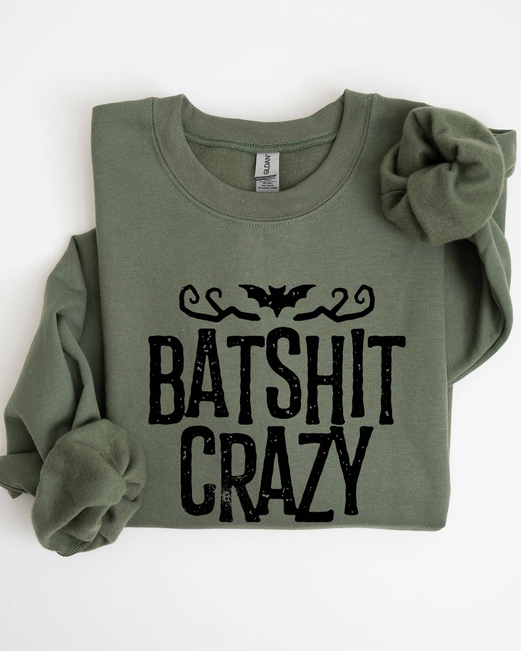 Batshit Crazy, Skeletons, Ghost, Skull, Halloween Sweatshirt T-Shirts, Hoodie | PodTeesHub.com