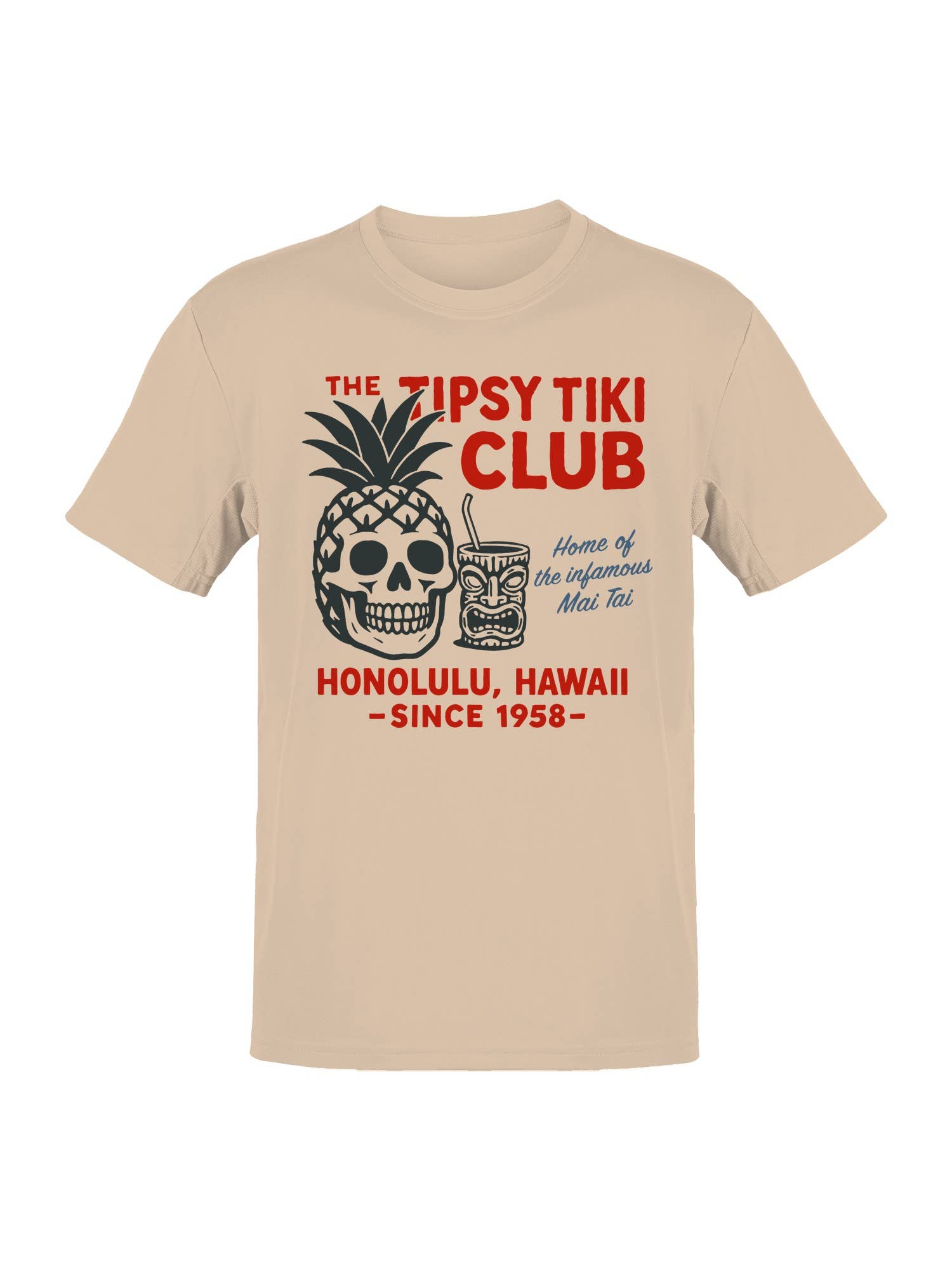 Tipsy Tiki Club Honolulu Art Men's T-Shirt Hoodie, Sweatshirt | PodTeesHub.com