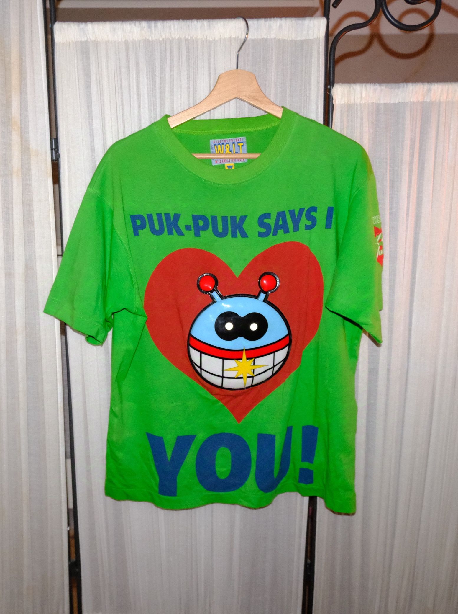 Walter Van Beirendonck W Lt Iconic Puk Puk Says I Love You T Shirt Hoodie, Sweatshirt | PodTeesHub.com