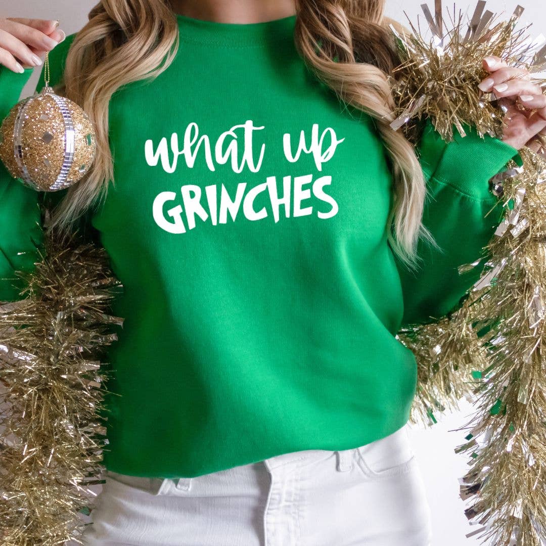 What Up Grinches Christmas - Christmas Graphic Sweatshirt T-Shirts, Hoodie | PodTeesHub.com