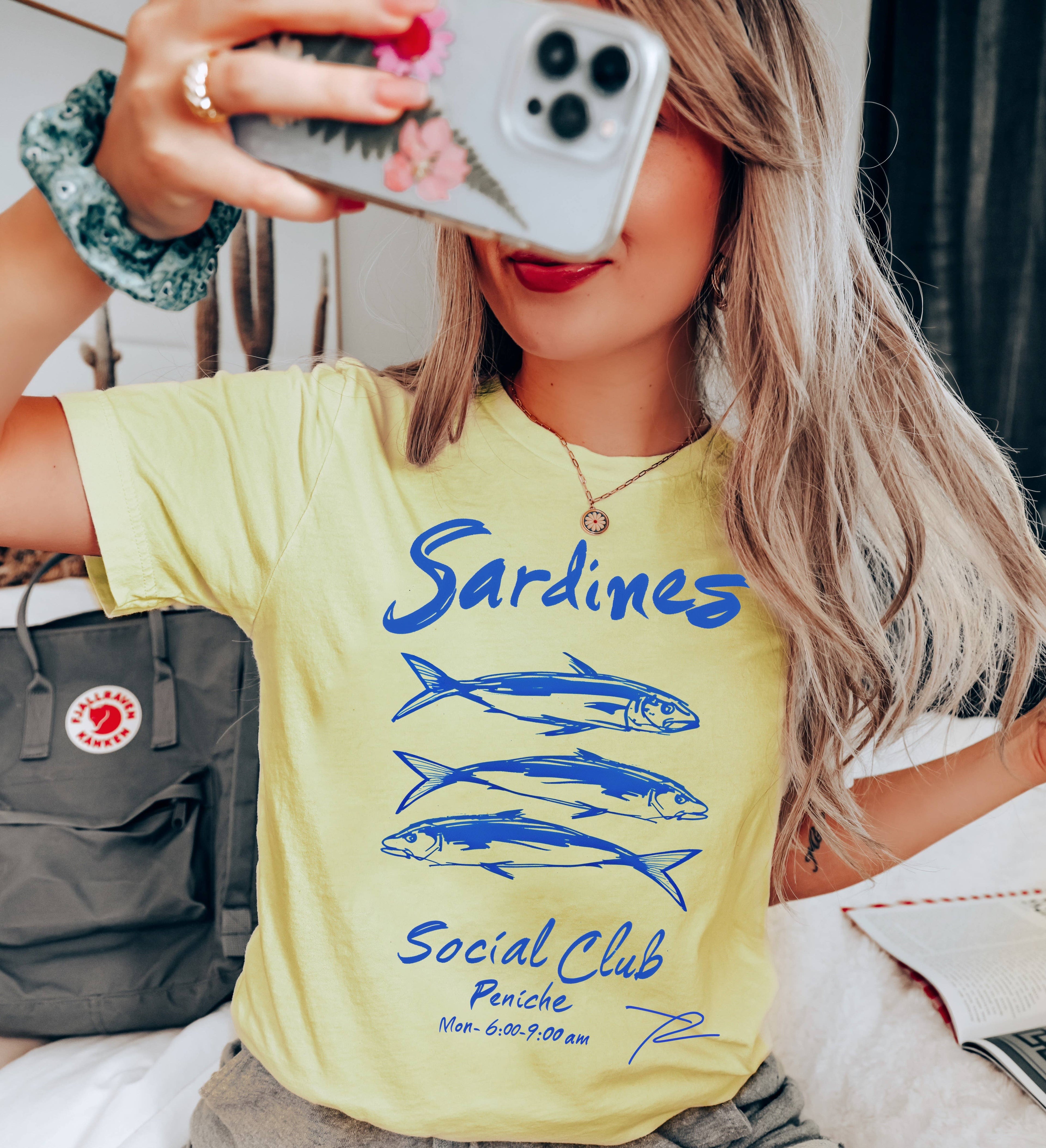 Sardines Social Club Graphic Tee | Summer Tee Hoodie, Sweatshirt | PodTeesHub.com