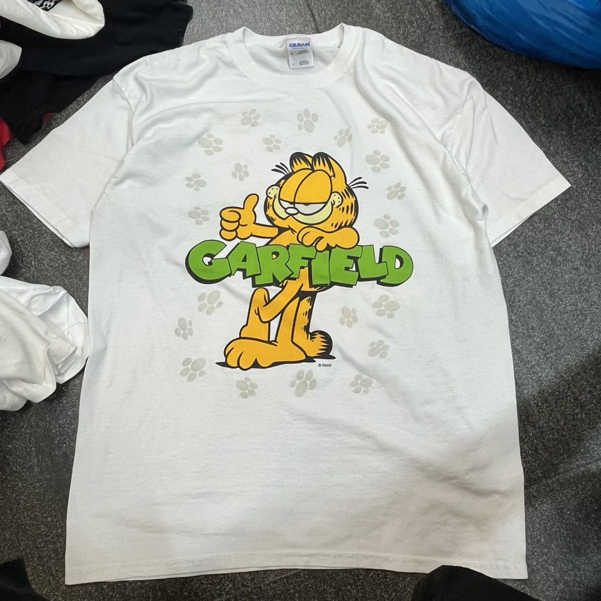 Vintage Garfield Paws All Over Cartoon Promo T Shirt Hoodie, Sweatshirt | PodTeesHub.com