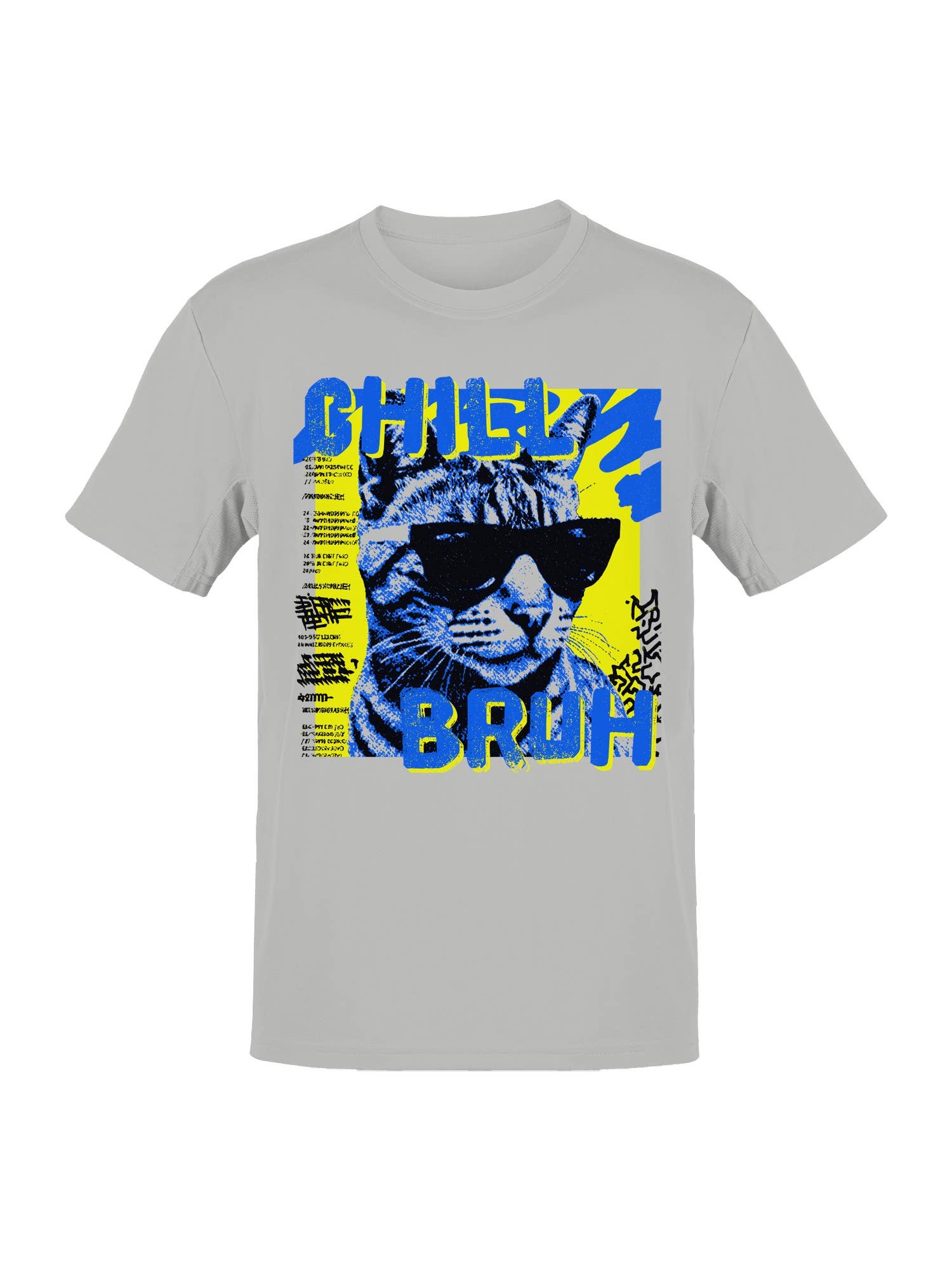 Cool Cat Chill Bruh Design Men's T-Shirt Hoodie, Sweatshirt | PodTeesHub.com