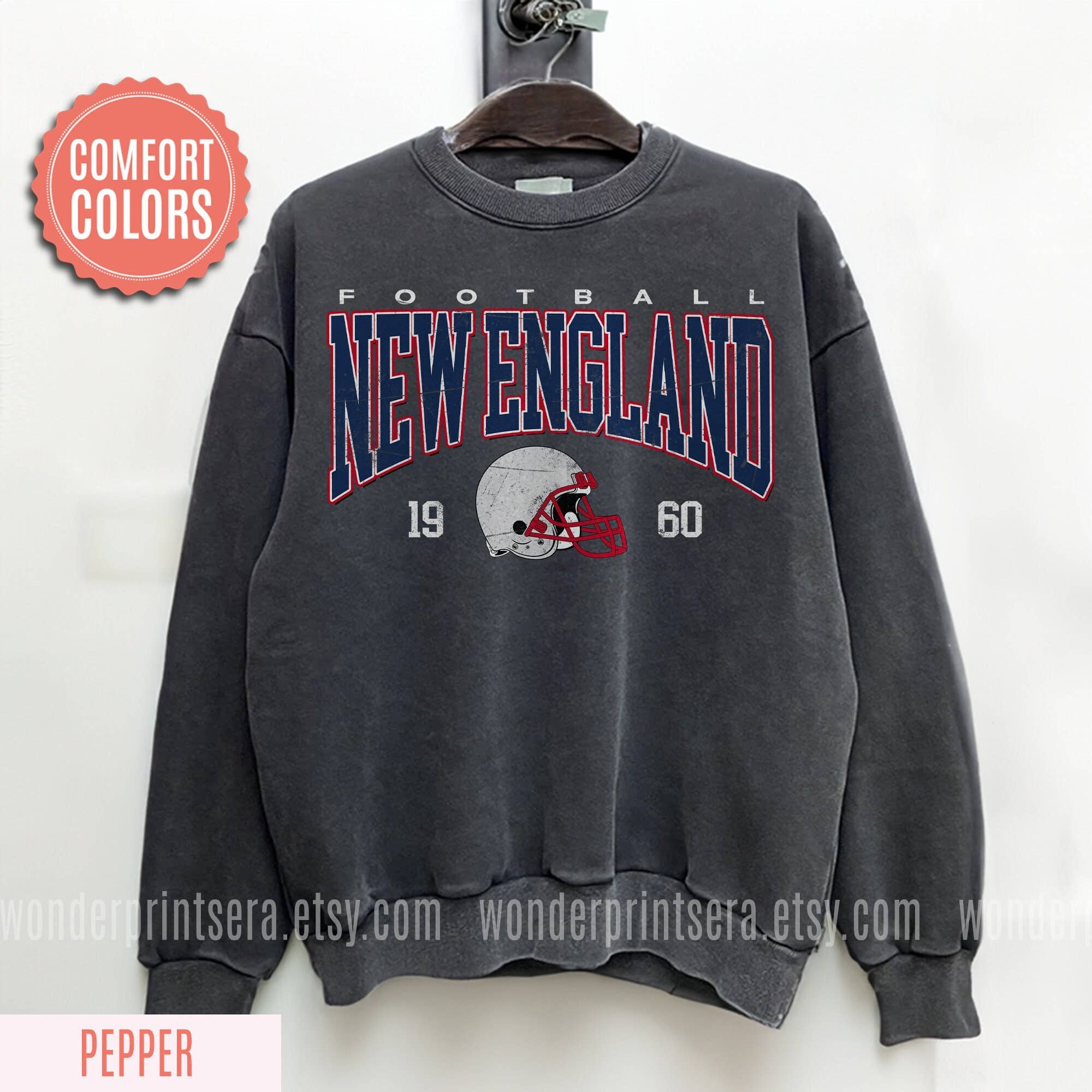 New England Football Vintage Style Patriots Sweatshirt T-Shirts, Hoodie | PodTeesHub.com