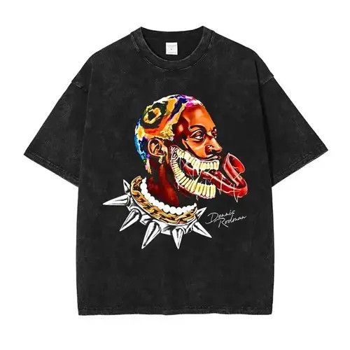 Other 20 Dennis Rodman Vtg Washed T Shirt Hoodie, Sweatshirt | PodTeesHub.com
