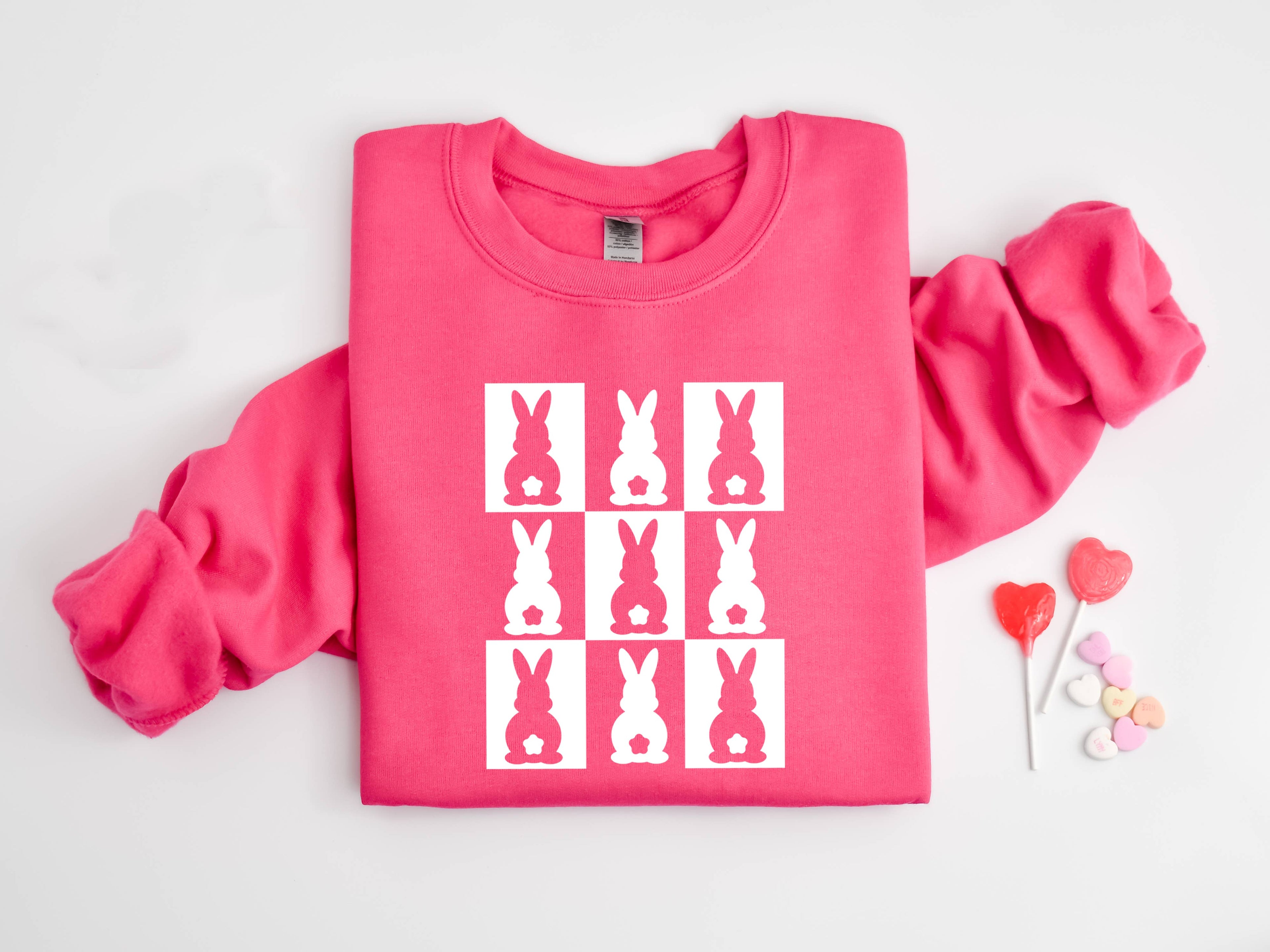 Easter Sweatshirt, Easter Graphic Apparel, Bunny Apparel T-Shirts, Hoodie | PodTeesHub.com