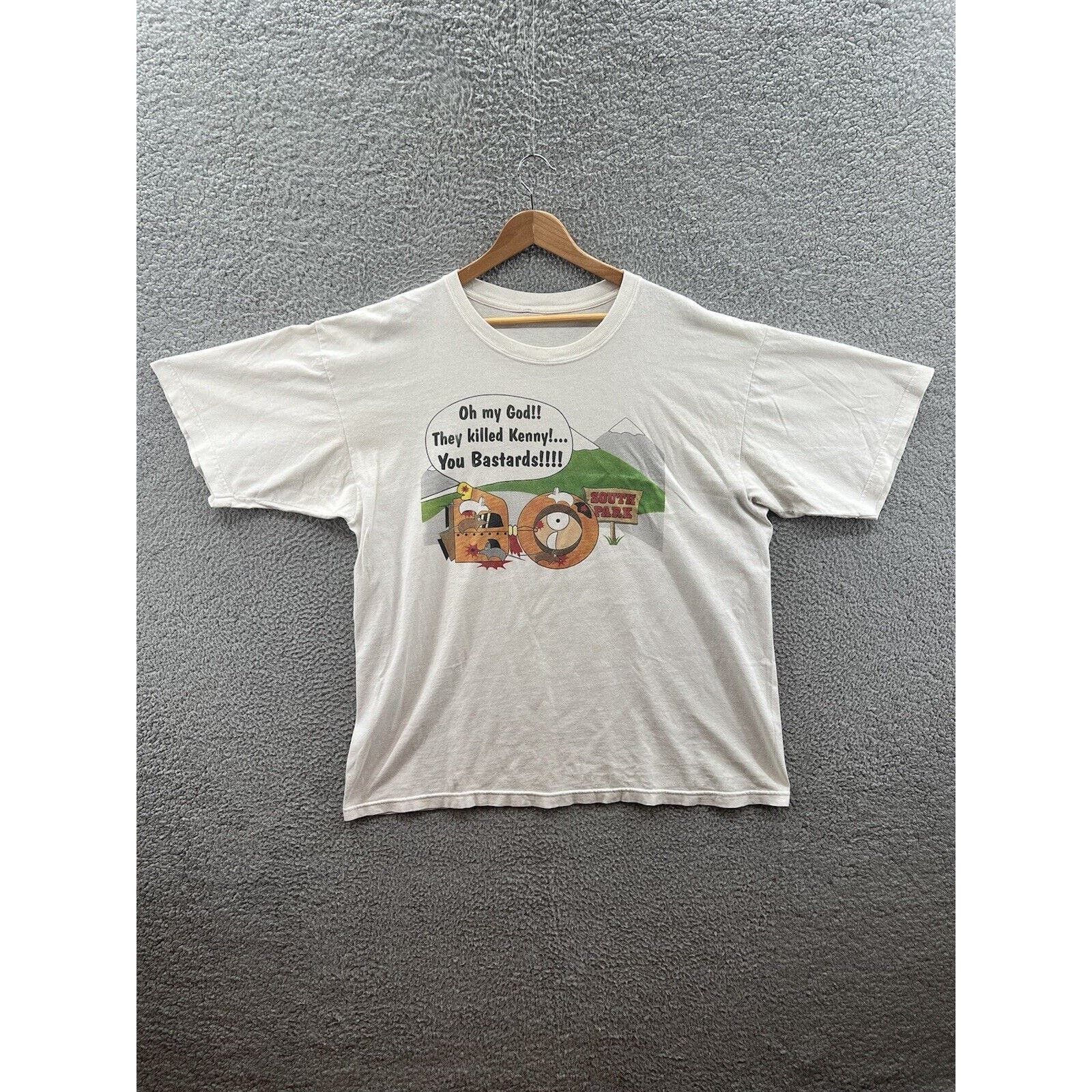 Other Vintage South Park White T Shirt Oh My God They Killed Kenny Hoodie, Sweatshirt | PodTeesHub.com