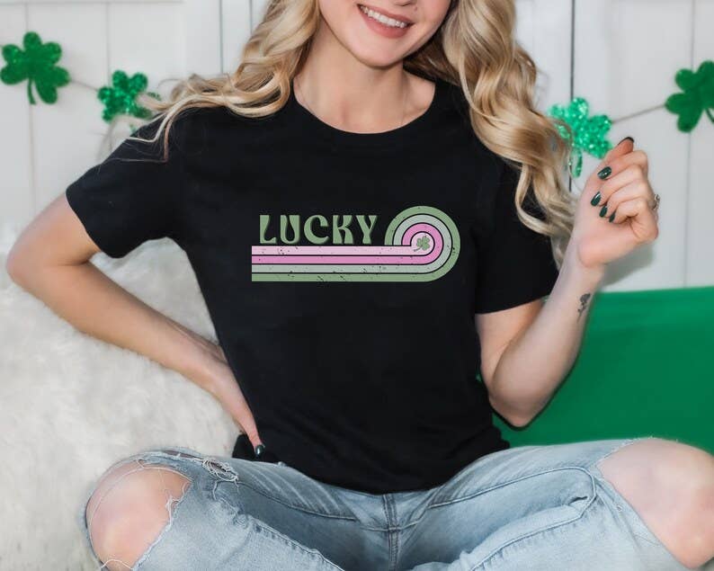 Lucky Clover T-Shirt Hoodie, Sweatshirt | PodTeesHub.com