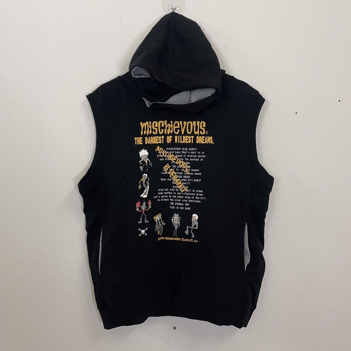 Anime Vtg Mischievous Emi Nakayama Hoodies Sleeveless Sweatshirt T-Shirts | PodTeesHub.com