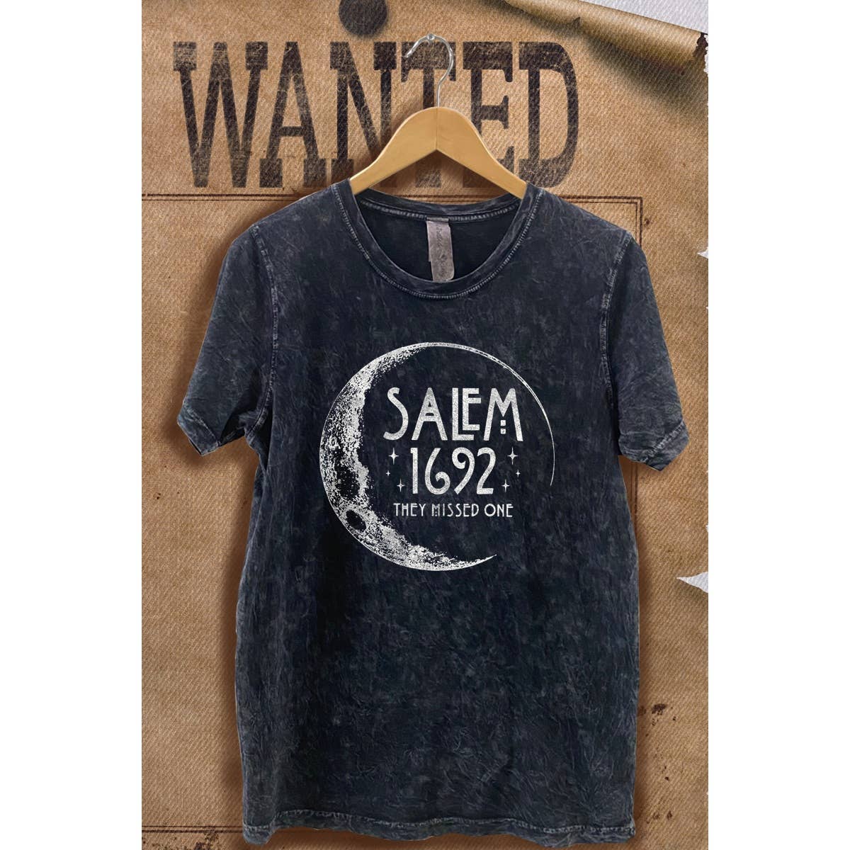 Halloween Salem Mineral Wash  Graphic  Tee Hoodie, Sweatshirt | PodTeesHub.com