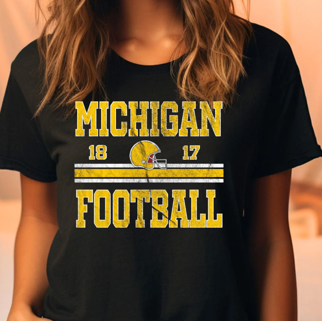 Michigan Football Tee or Sweatshirt Hoodie | PodTeesHub.com