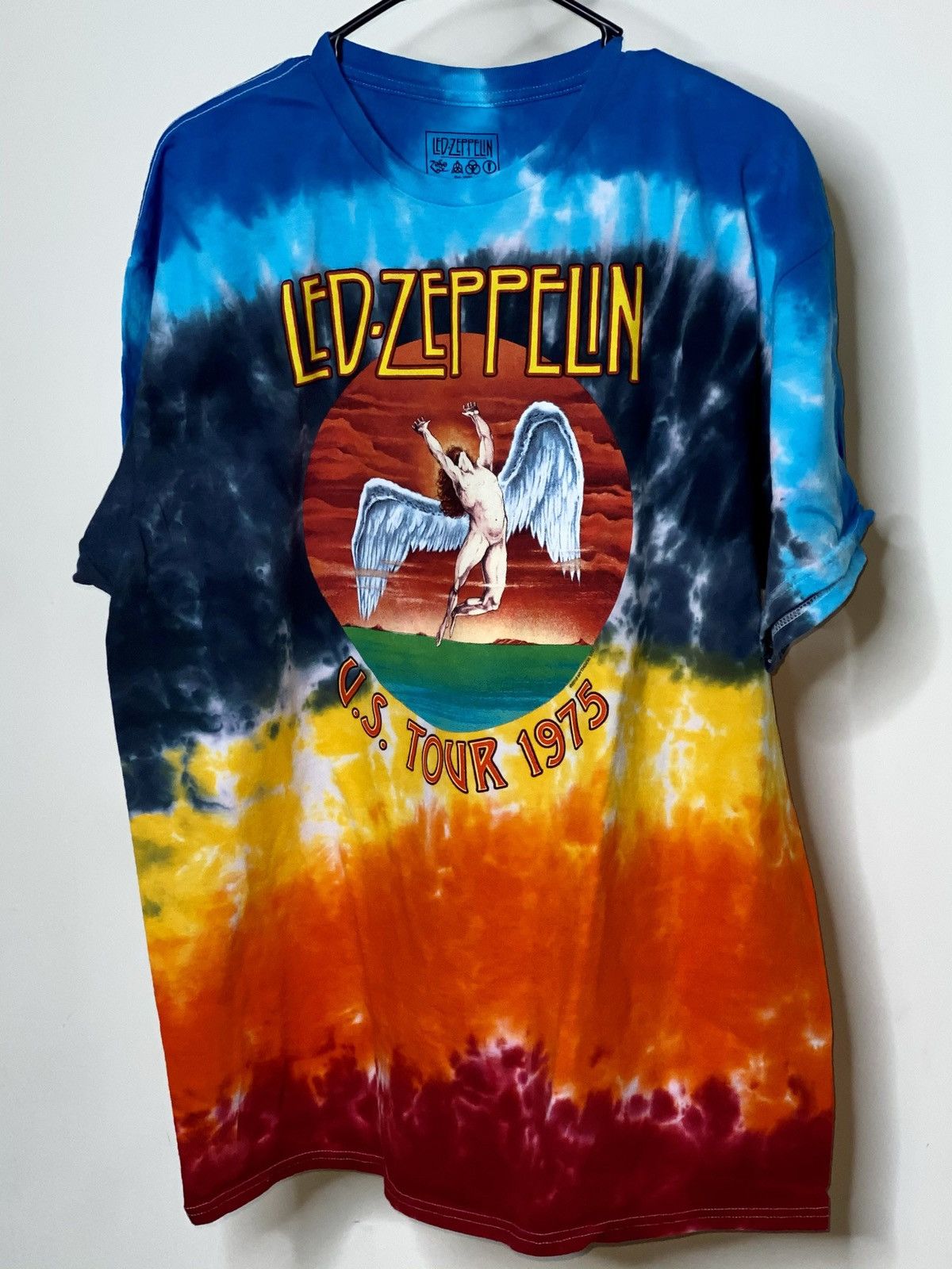 Zeppelin New Led Zeppelin Tie Dye Rock Tee Hoodie, Sweatshirt | PodTeesHub.com