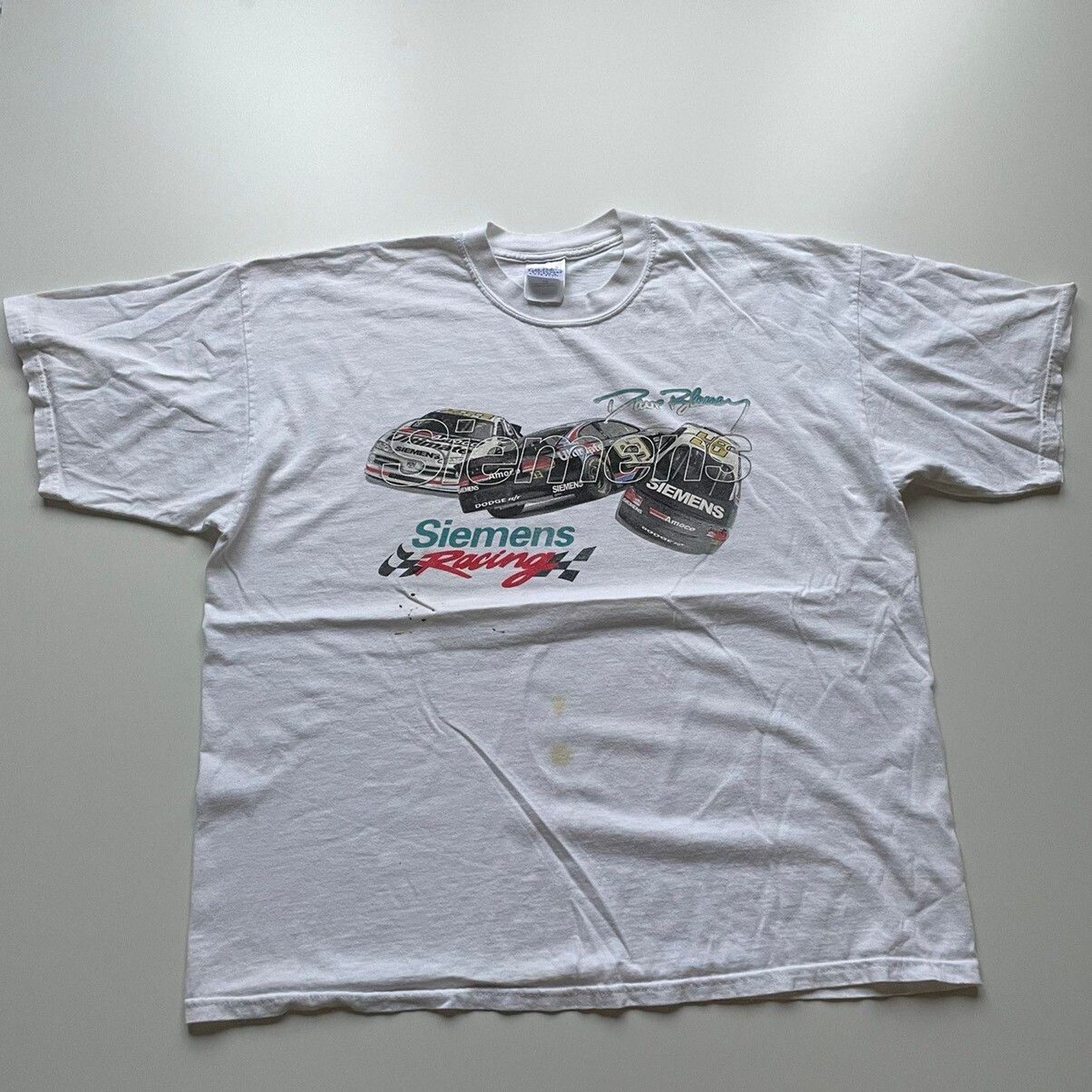 Vintage 90s Nascar Siemen Racing Xxl Rare T-Shirts, Hoodie, Sweatshirt